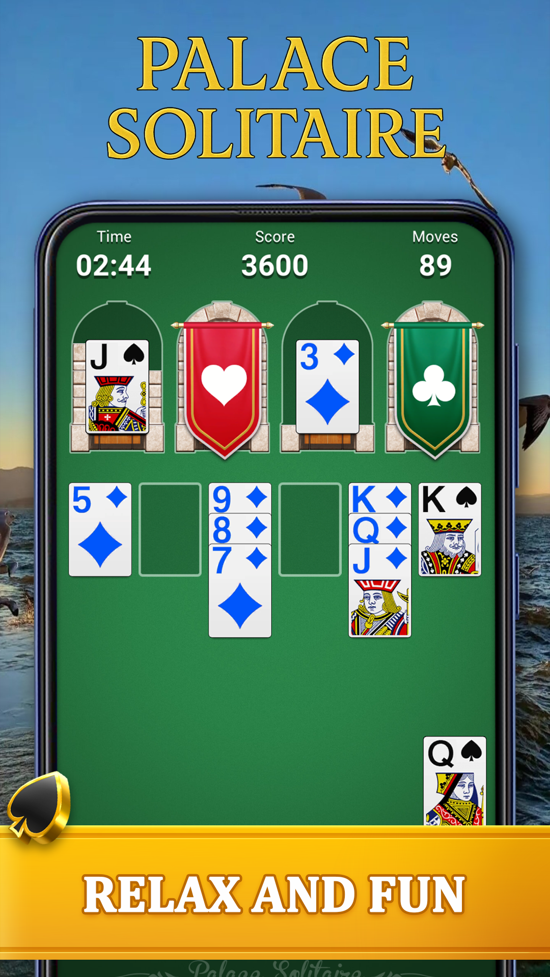 اسکرین شات 2 بازی Palace Solitaire - Card Games