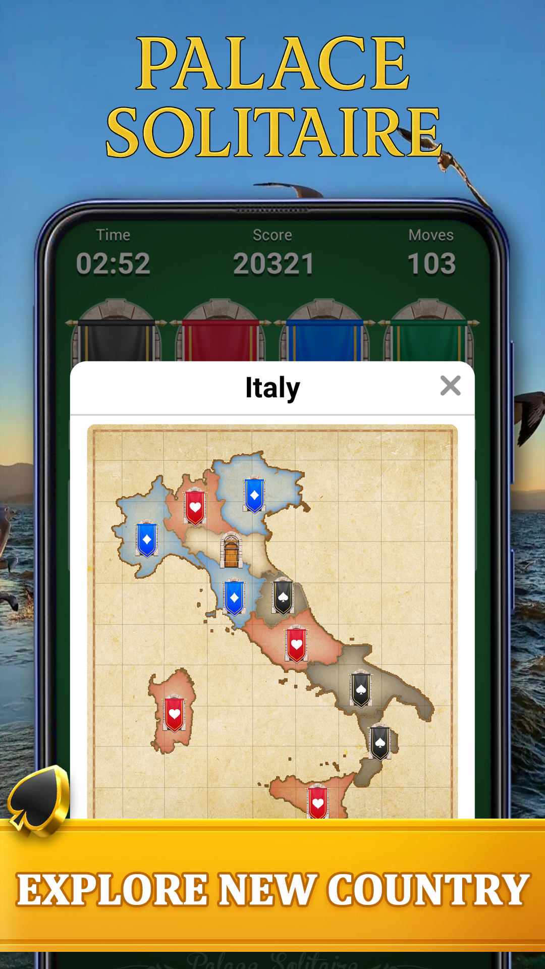 اسکرین شات 4 بازی Palace Solitaire - Card Games