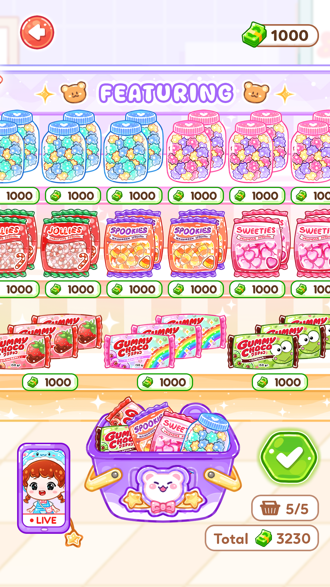 اسکرین شات 7 بازی ASMR Girl: Livestream Mukbang