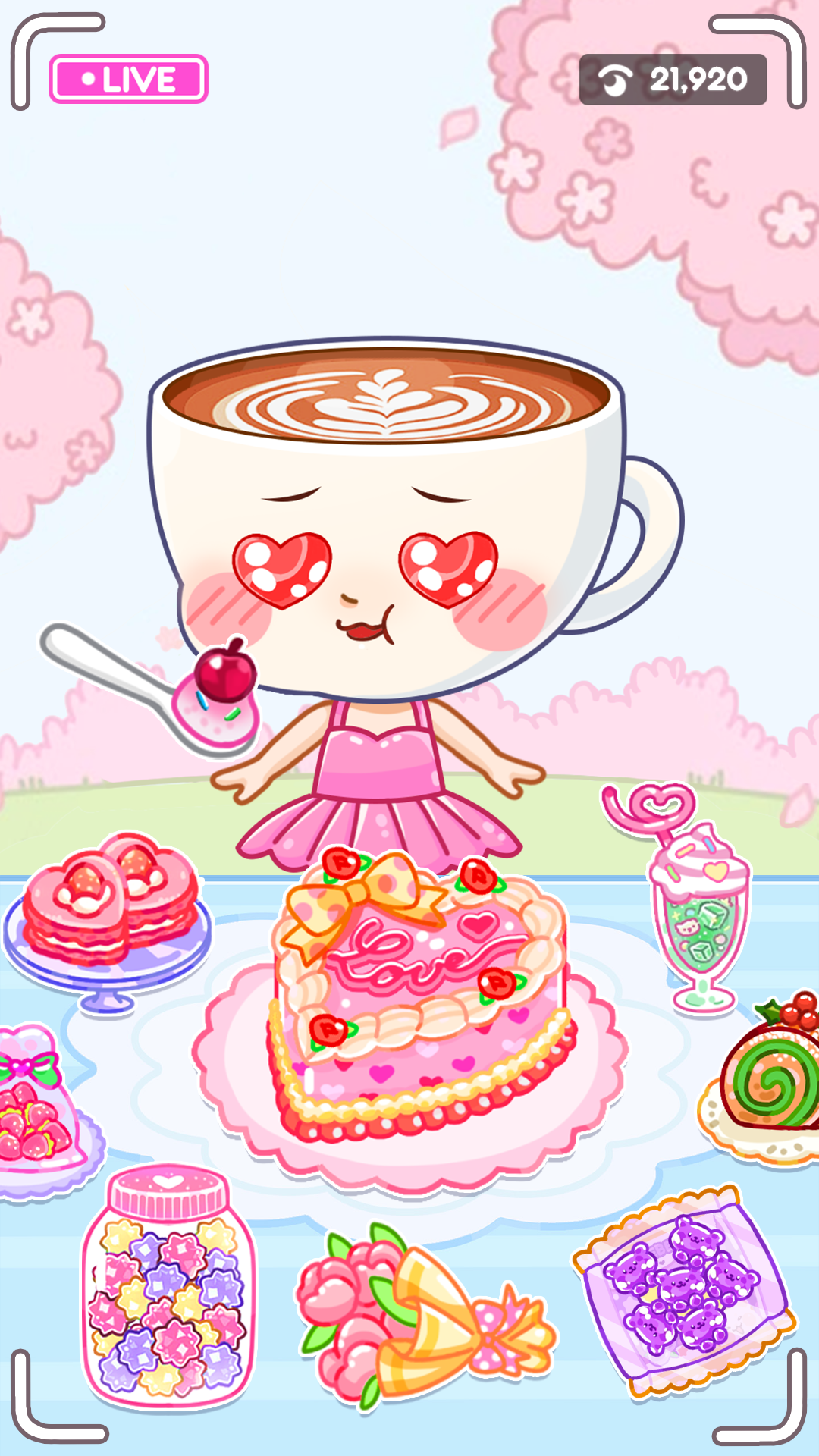 اسکرین شات 5 بازی ASMR Girl: Livestream Mukbang