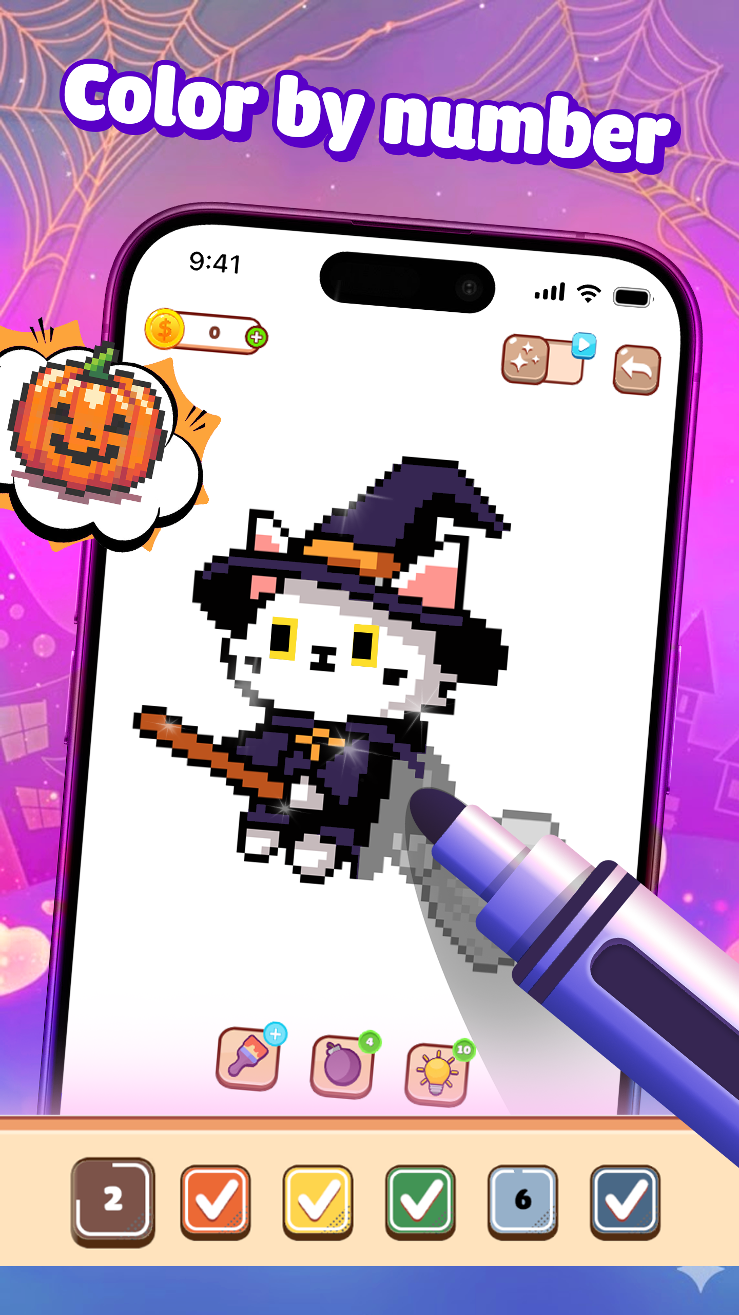 اسکرین شات 2 بازی Pixel Number - DIY Coloring