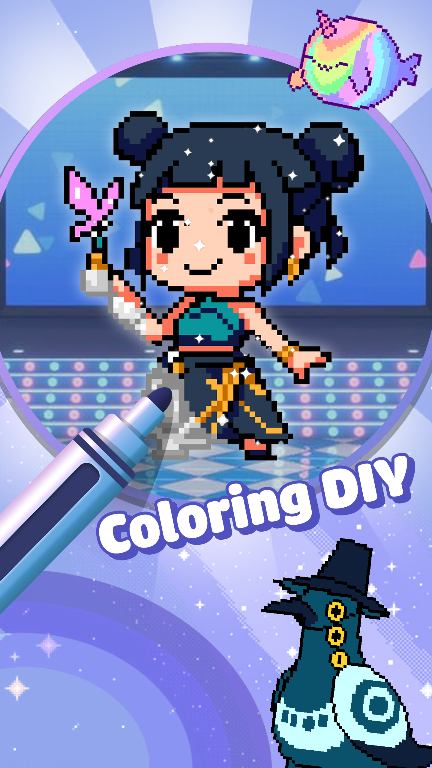 اسکرین شات 4 بازی Pixel Number - DIY Coloring