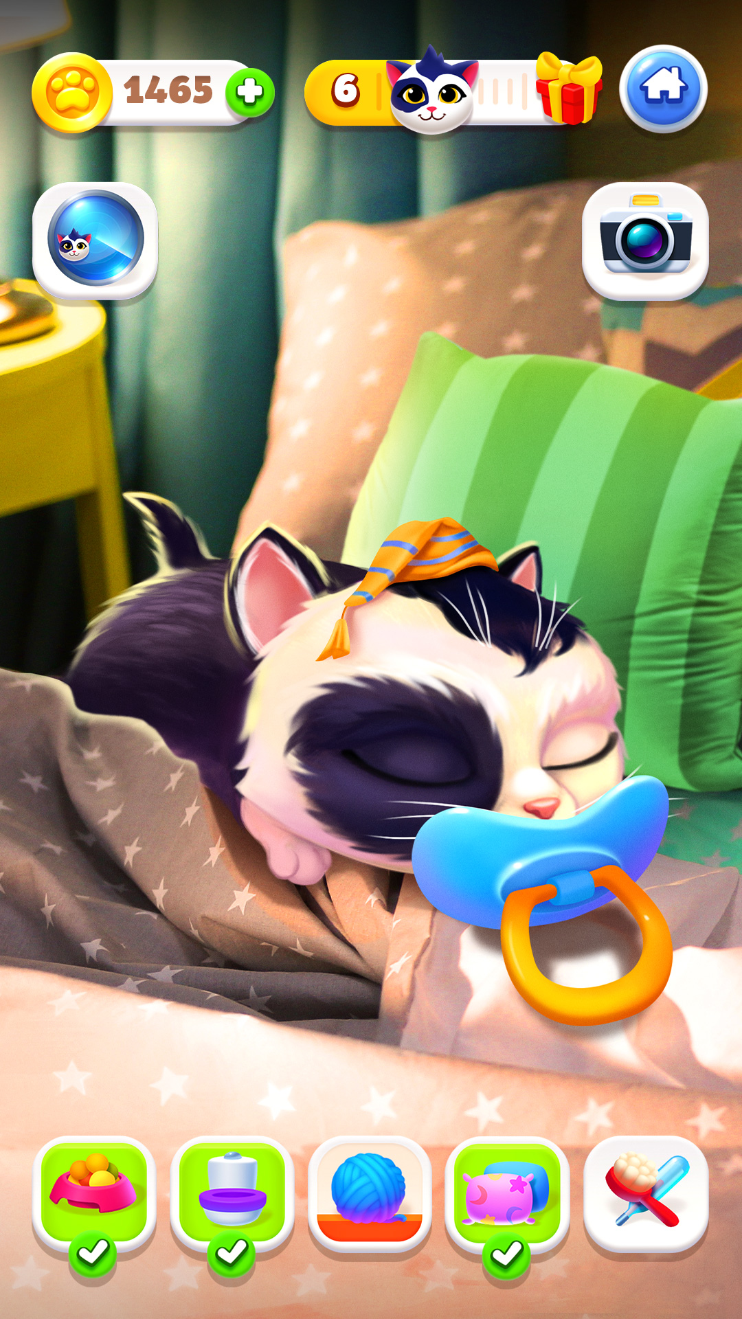اسکرین شات 3 بازی My Cat - Virtual pet simulator