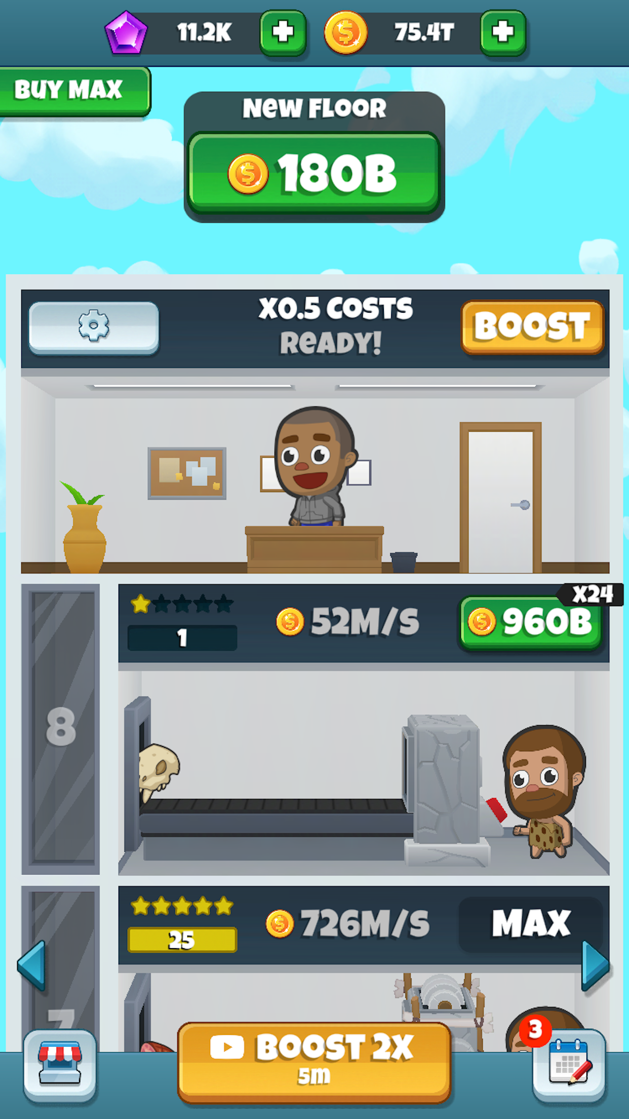 اسکرین شات 6 بازی Time Factory Inc - Idle Tycoon