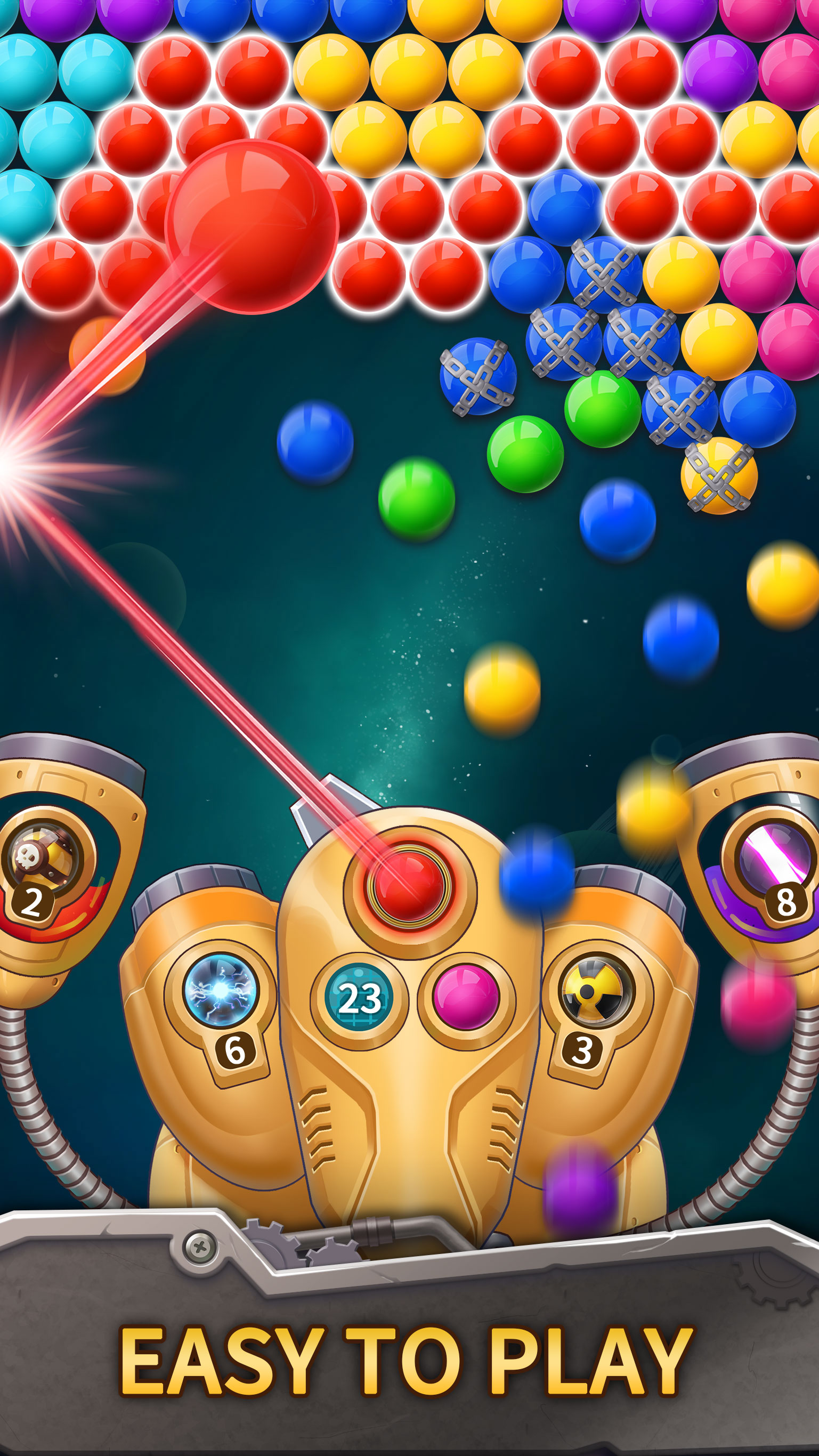 اسکرین شات 6 بازی Bubble Shooter - Galaxy Pop