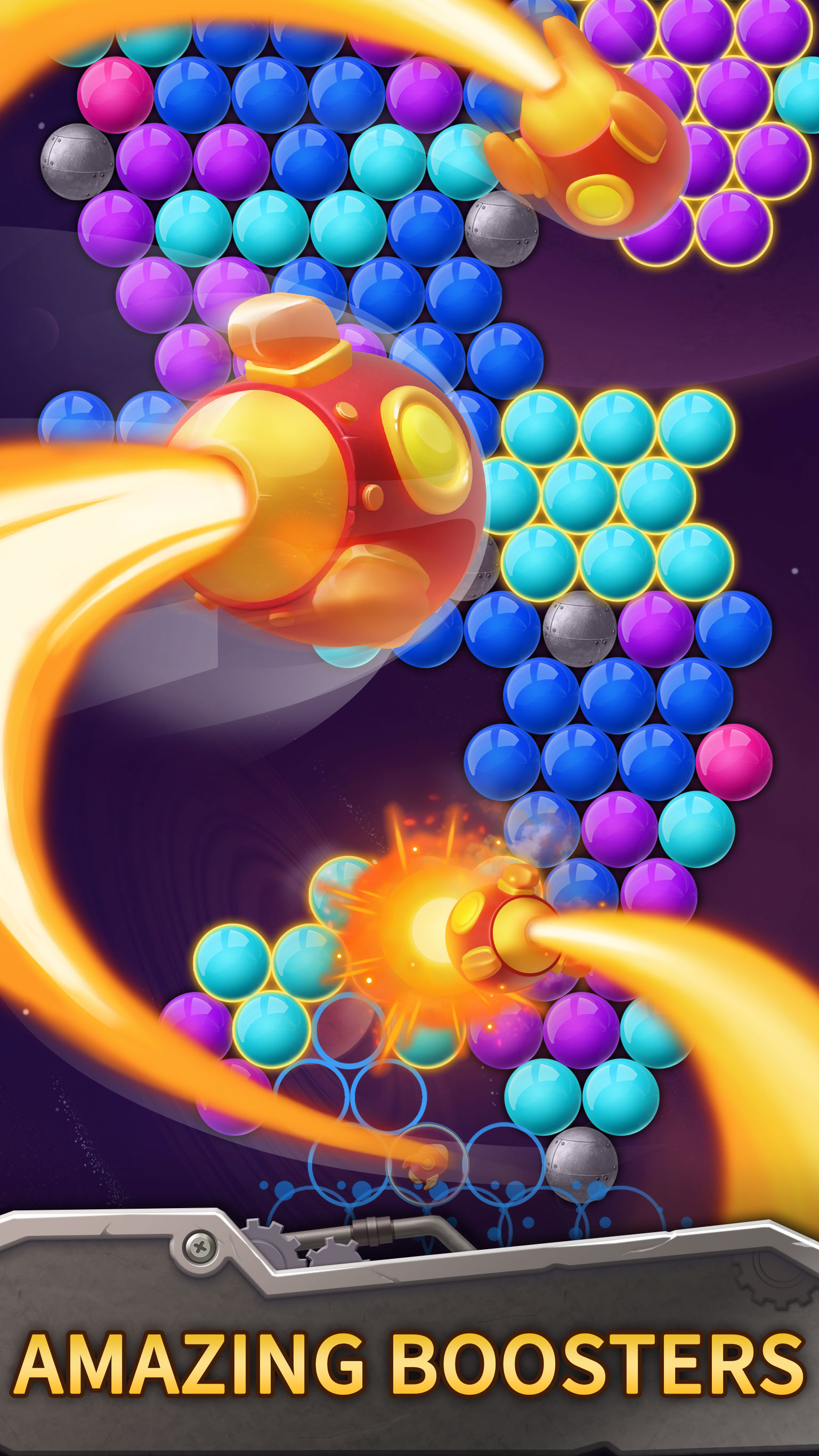 اسکرین شات 5 بازی Bubble Shooter - Galaxy Pop