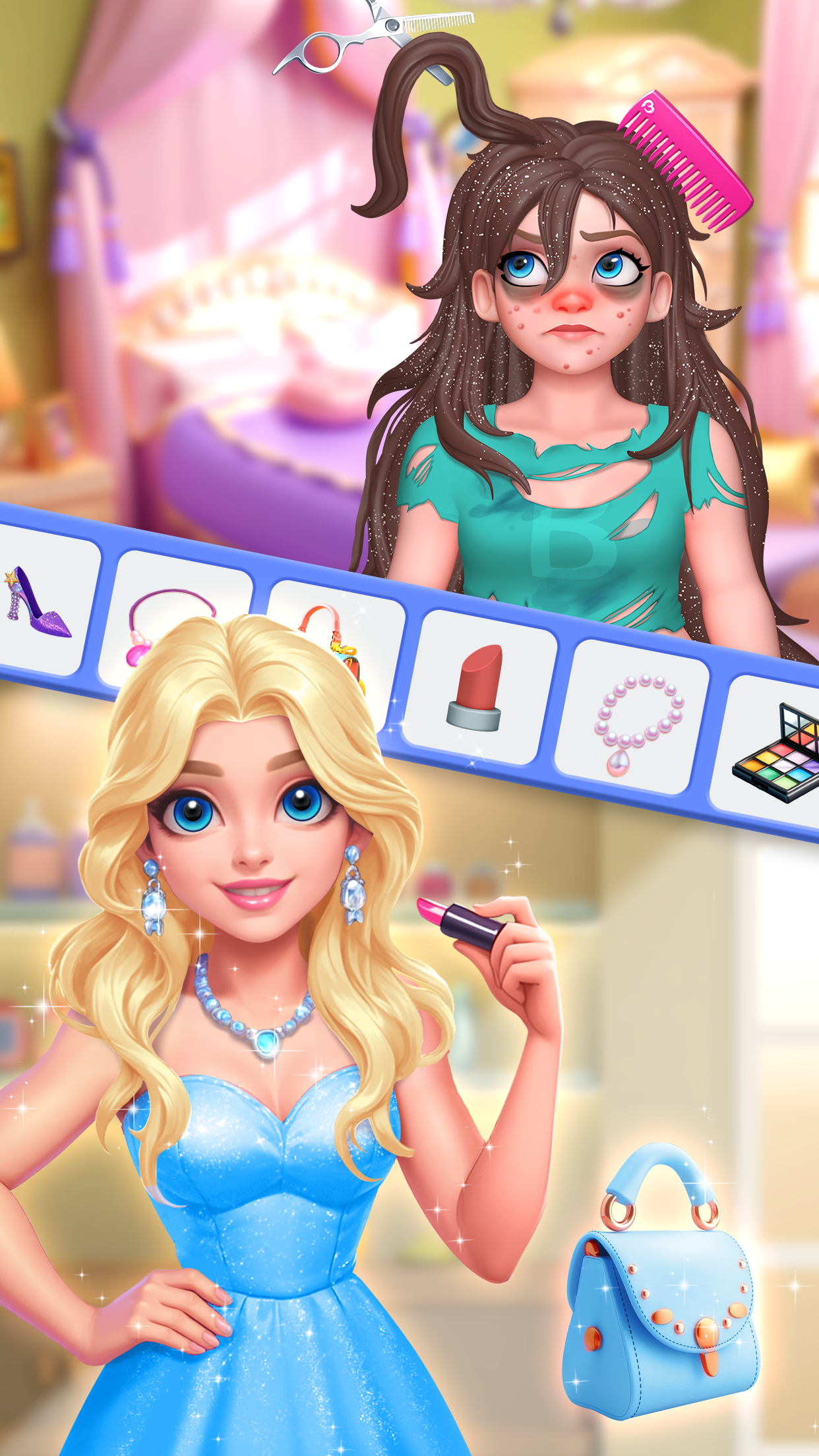 اسکرین شات 5 بازی Makeover Mania-Bubble Shooter