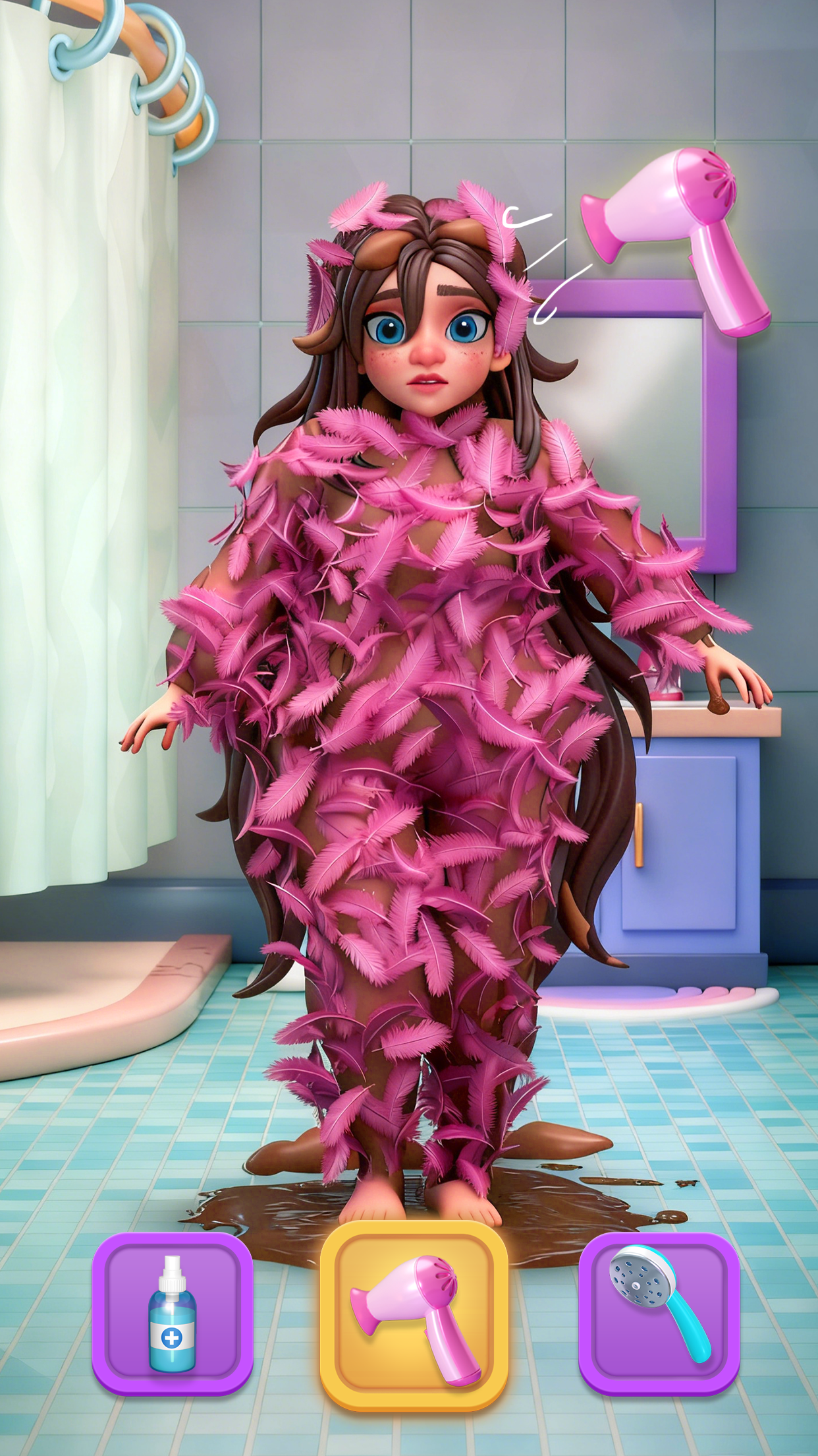 اسکرین شات 3 بازی Makeover Mania-Bubble Shooter