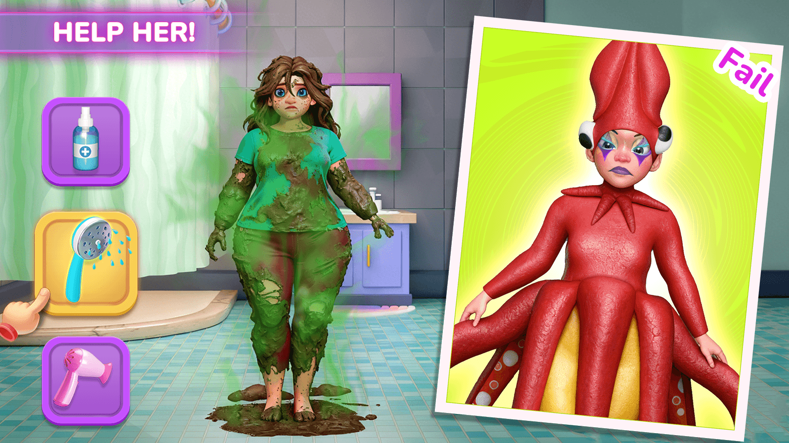 اسکرین شات 7 بازی Makeover Mania-Bubble Shooter