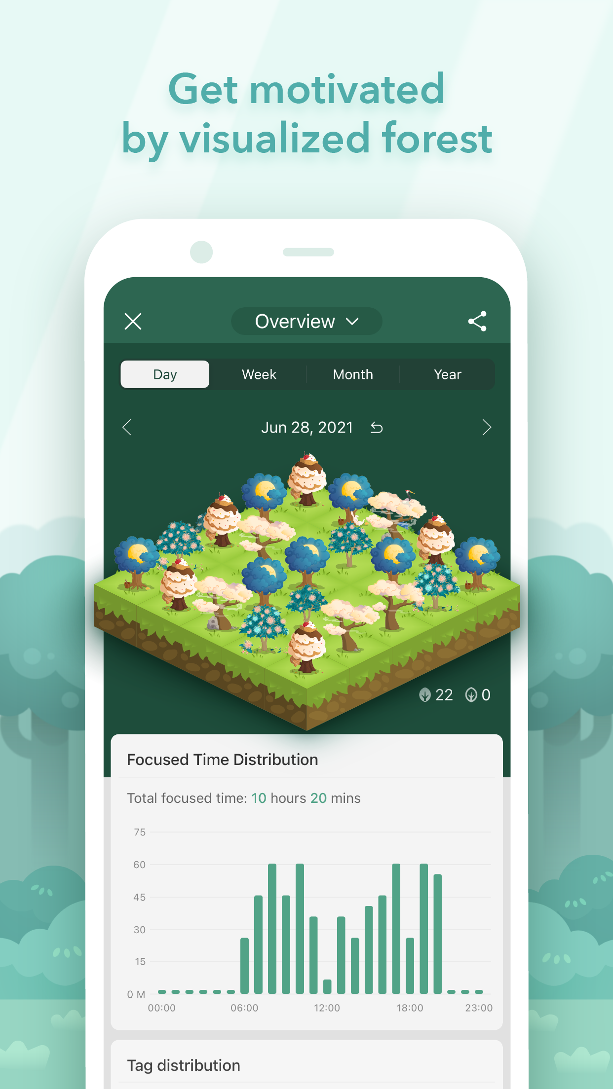 اسکرین شات 4 برنامه Forest: Focus for Productivity