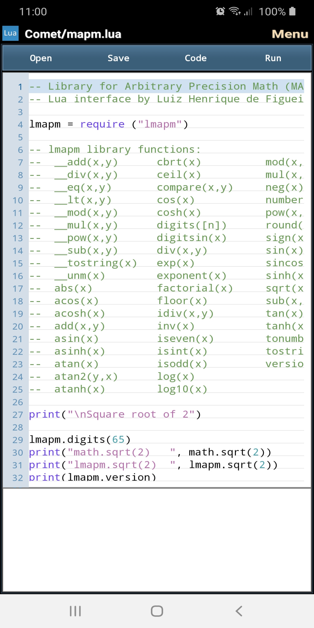 اسکرین شات 1 برنامه Comet