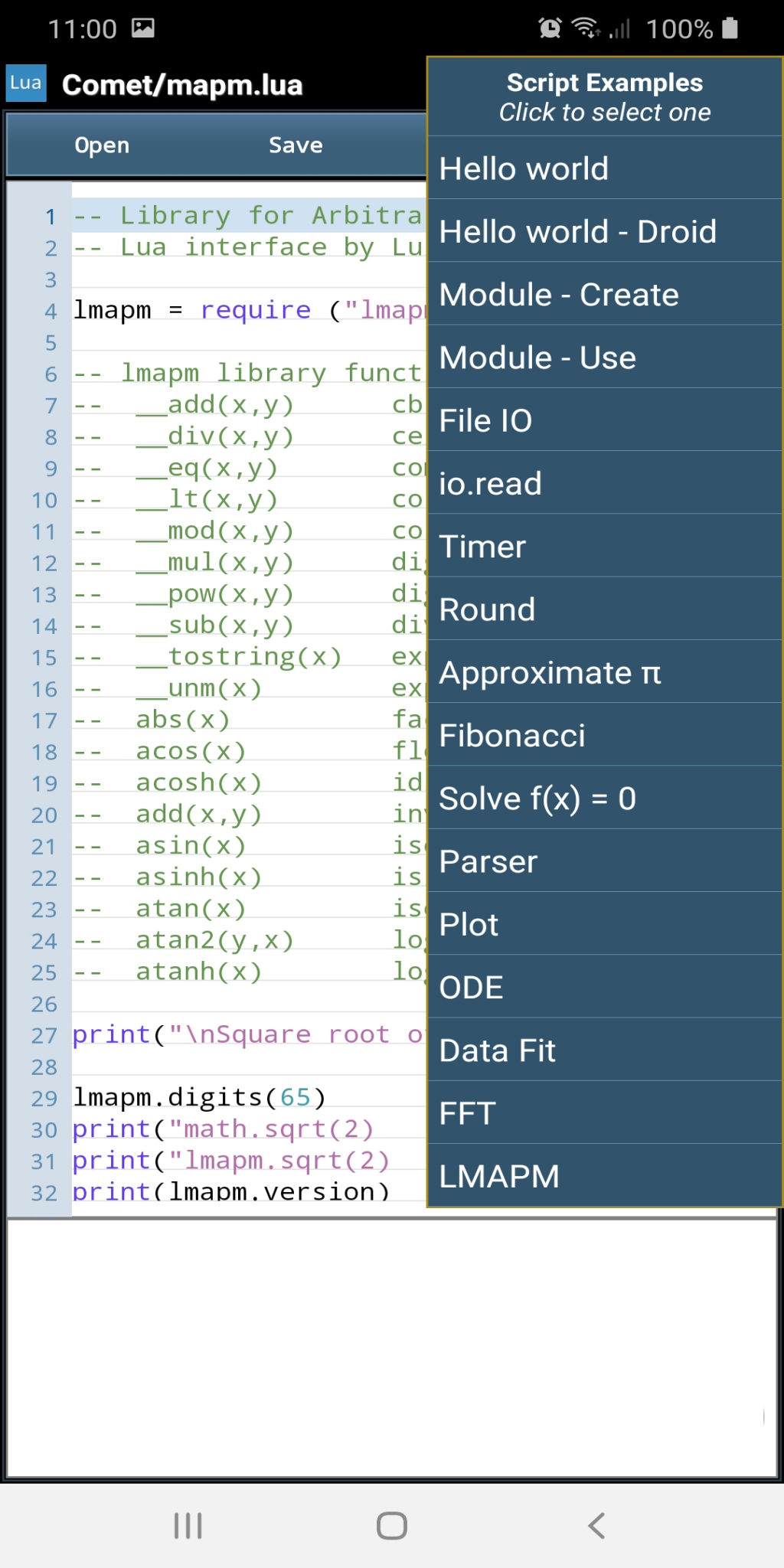 اسکرین شات 3 برنامه Comet