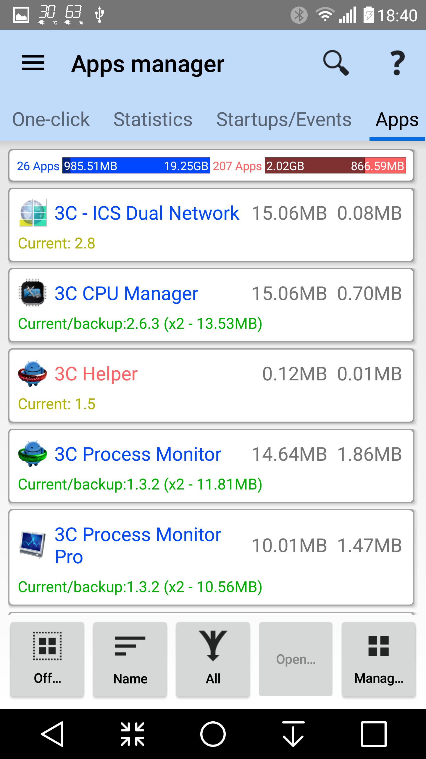 اسکرین شات 3 برنامه 3C All-in-One Toolbox