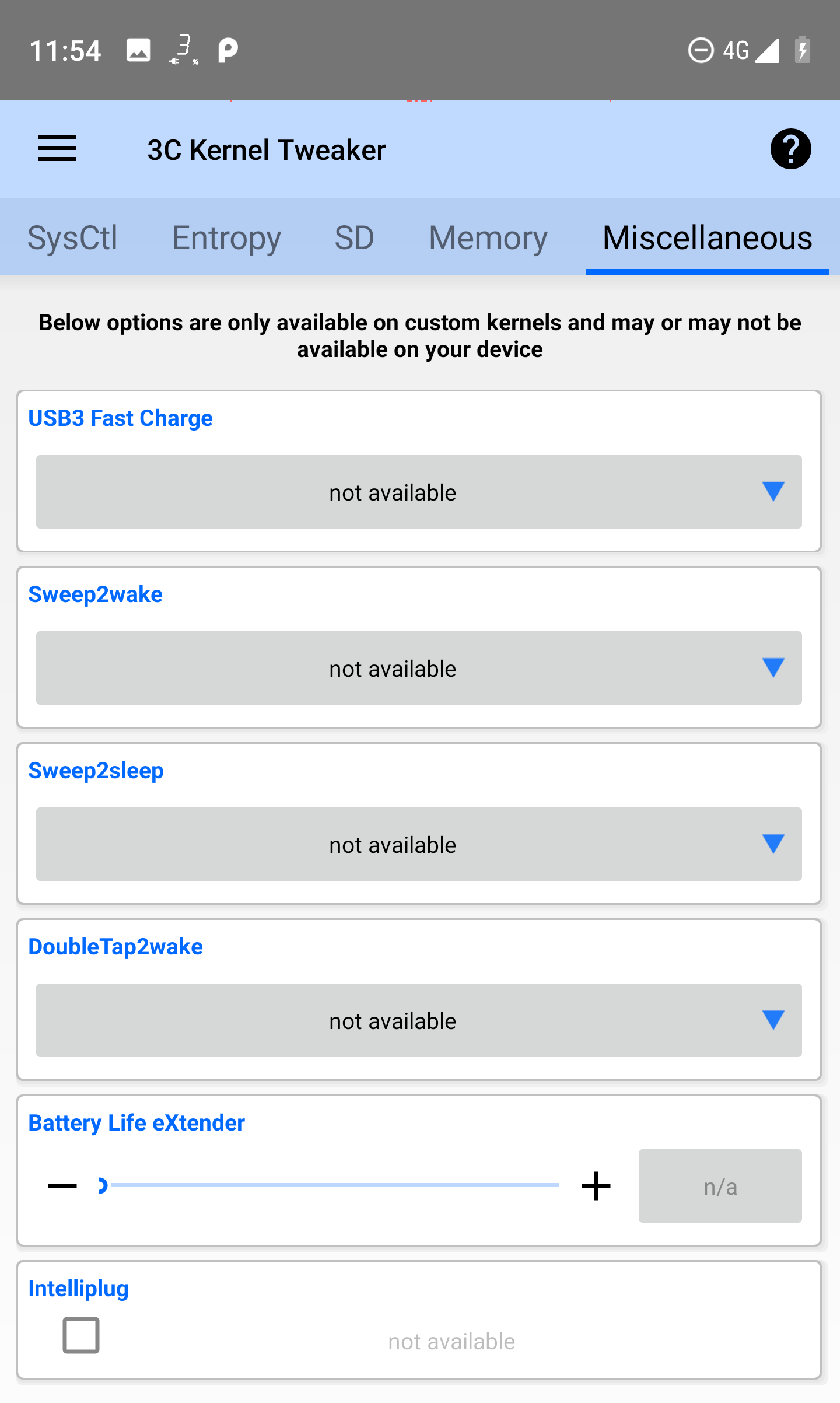اسکرین شات 1 برنامه 3C System Manager (root)