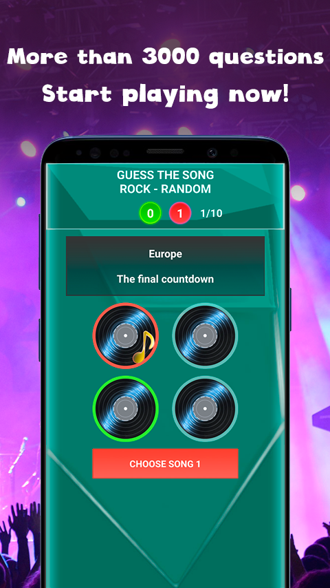اسکرین شات 2 بازی Guess the song music quiz game