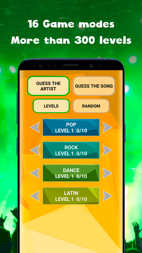 اسکرین شات 1 بازی Guess the song music quiz game