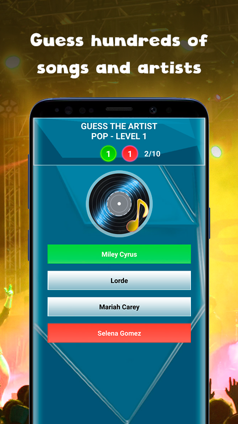 اسکرین شات 3 بازی Guess the song music quiz game