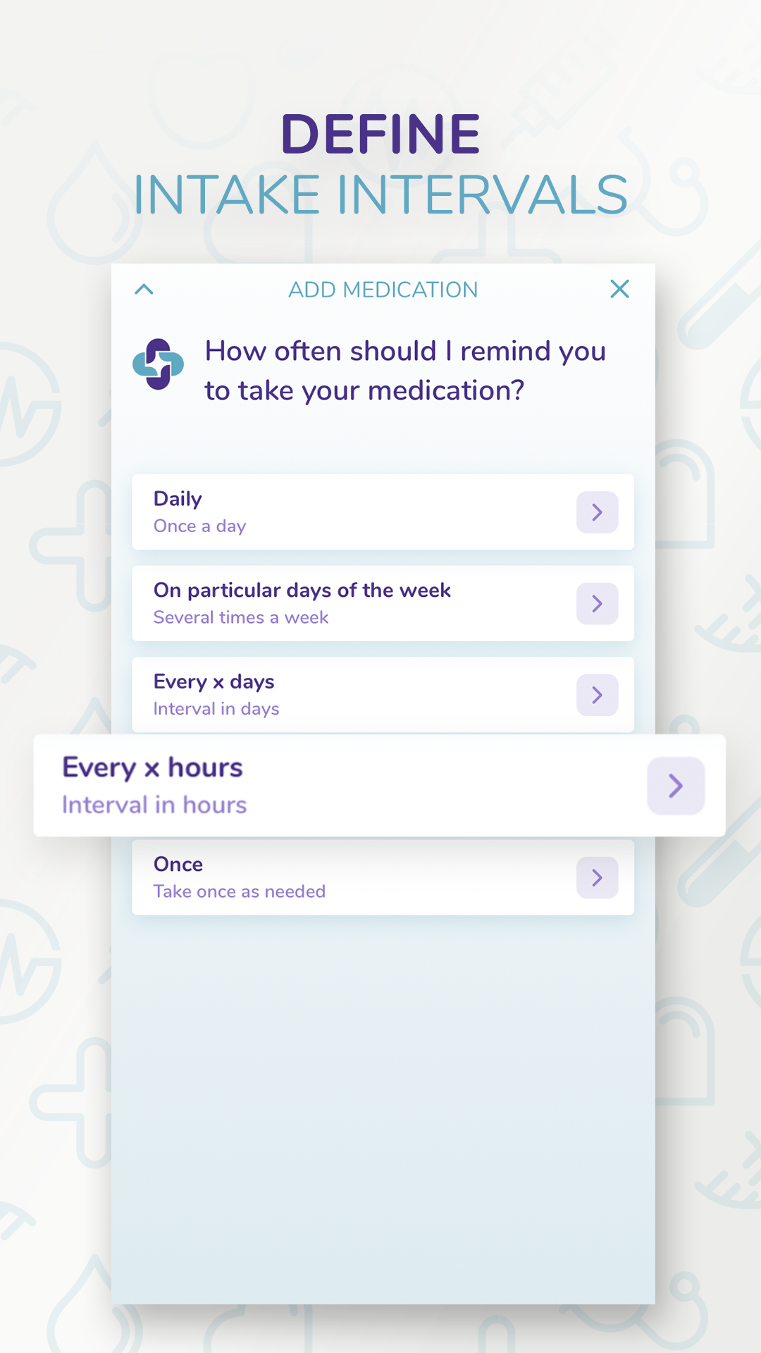 اسکرین شات 1 برنامه TOM: Pill Tracker & Med Timer
