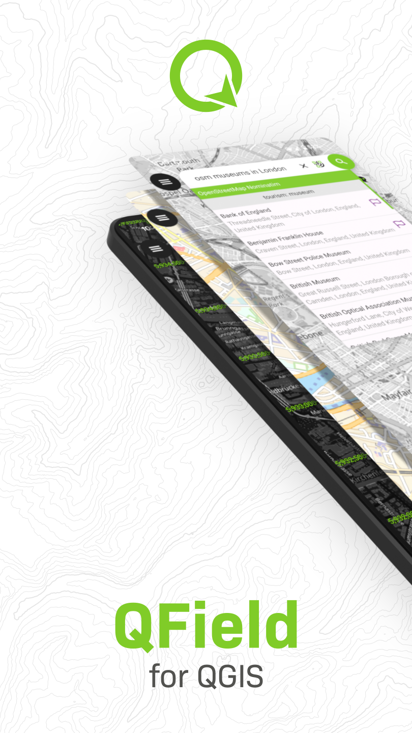 اسکرین شات 1 برنامه QField for QGIS