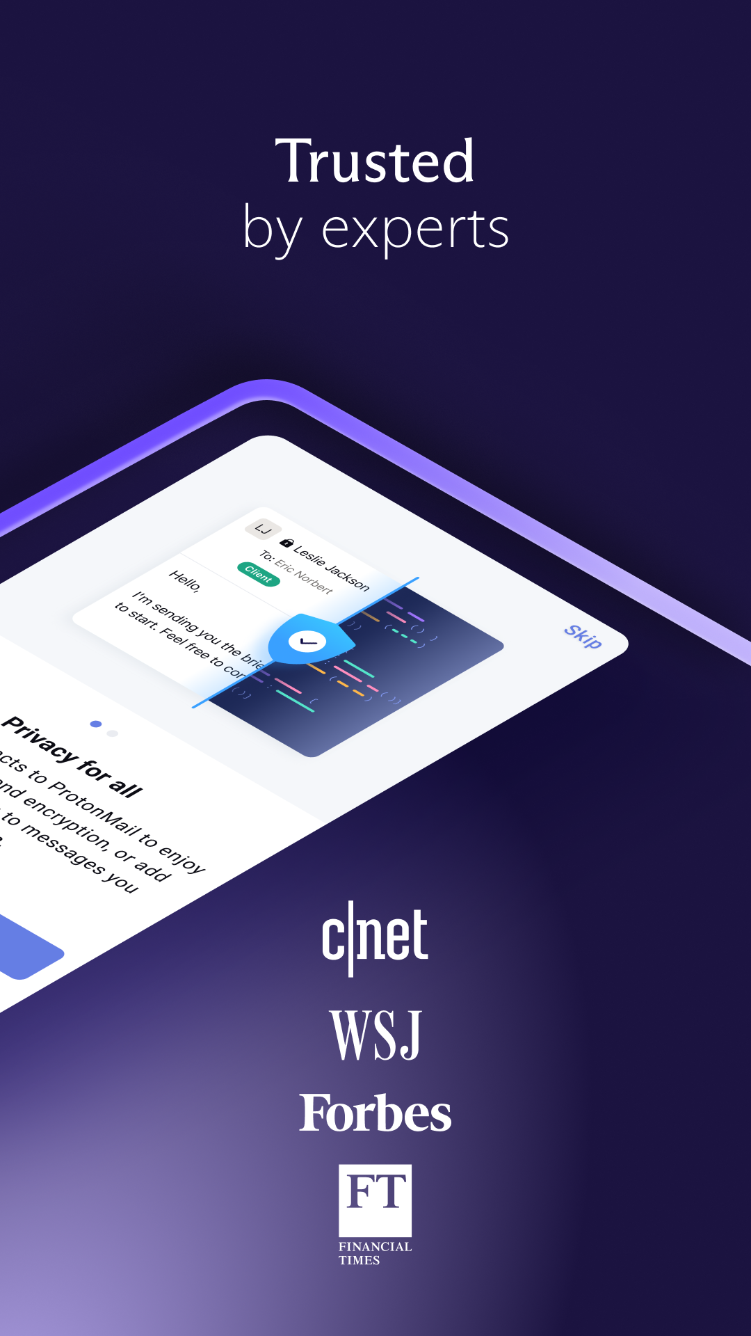 اسکرین شات 8 برنامه Proton Mail: Encrypted Email