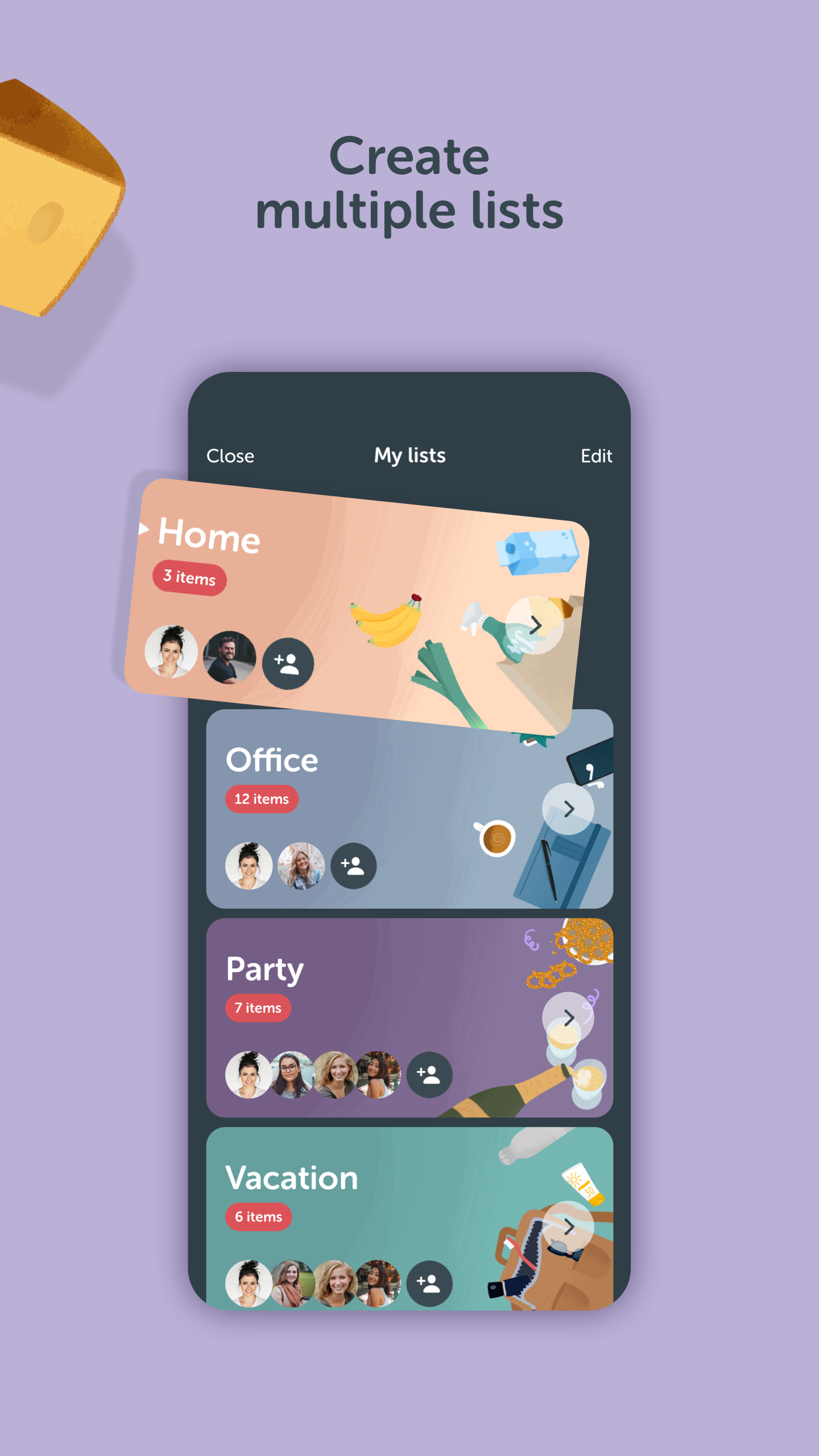 اسکرین شات 7 برنامه Bring! Grocery Shopping List