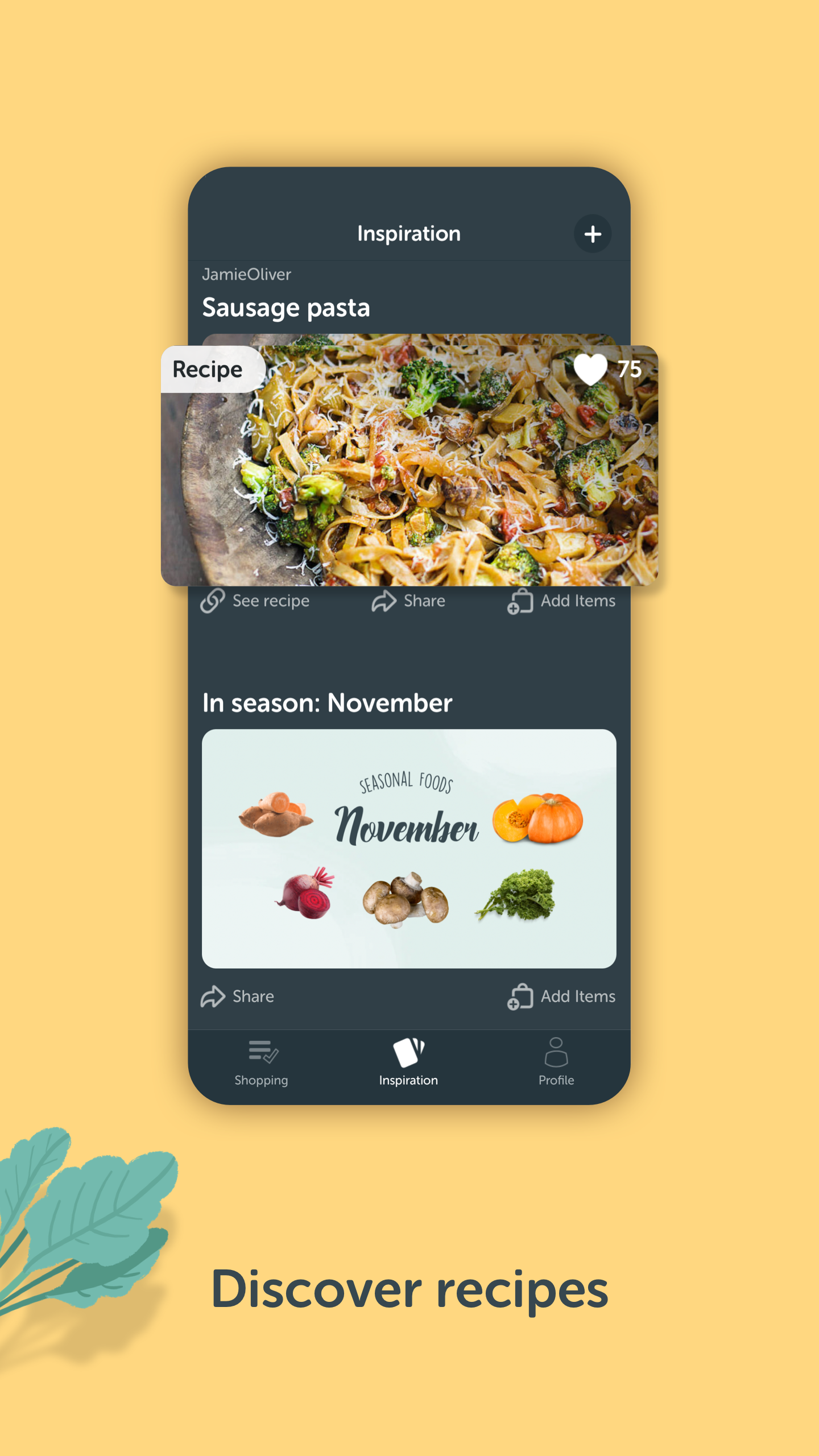 اسکرین شات 5 برنامه Bring! Grocery Shopping List