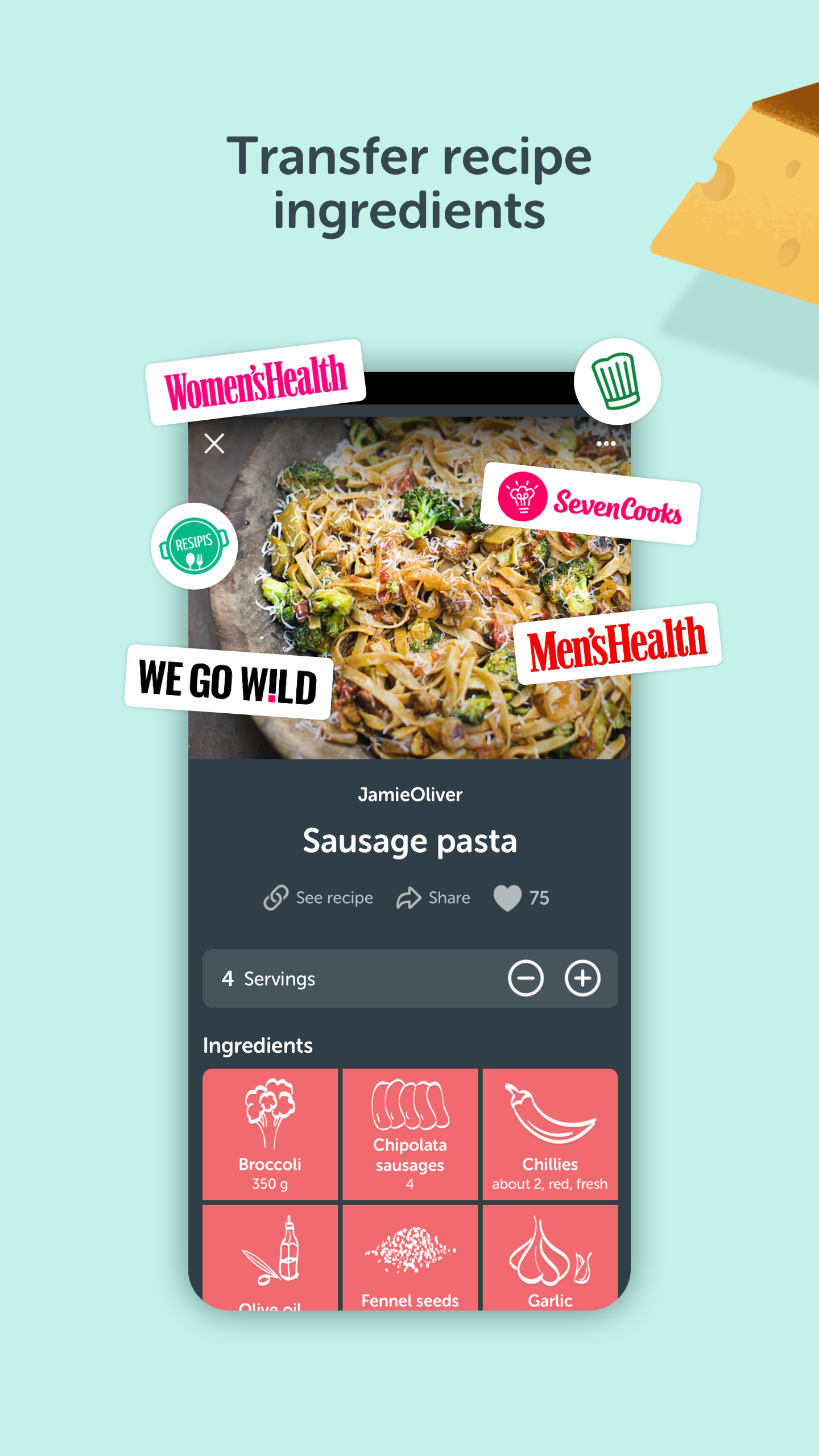 اسکرین شات 6 برنامه Bring! Grocery Shopping List