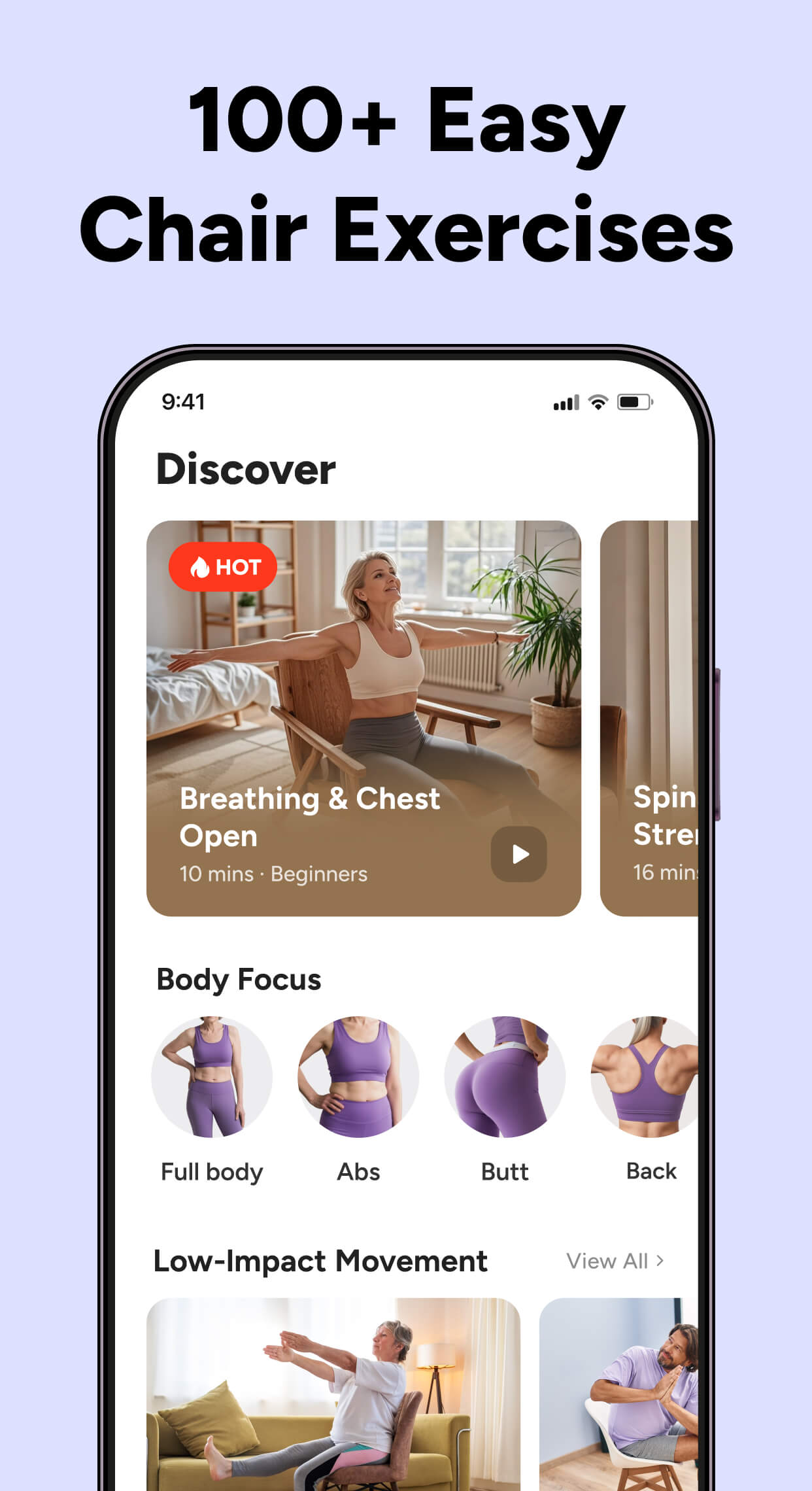 اسکرین شات 7 برنامه Chair Yoga for Seniors at Home