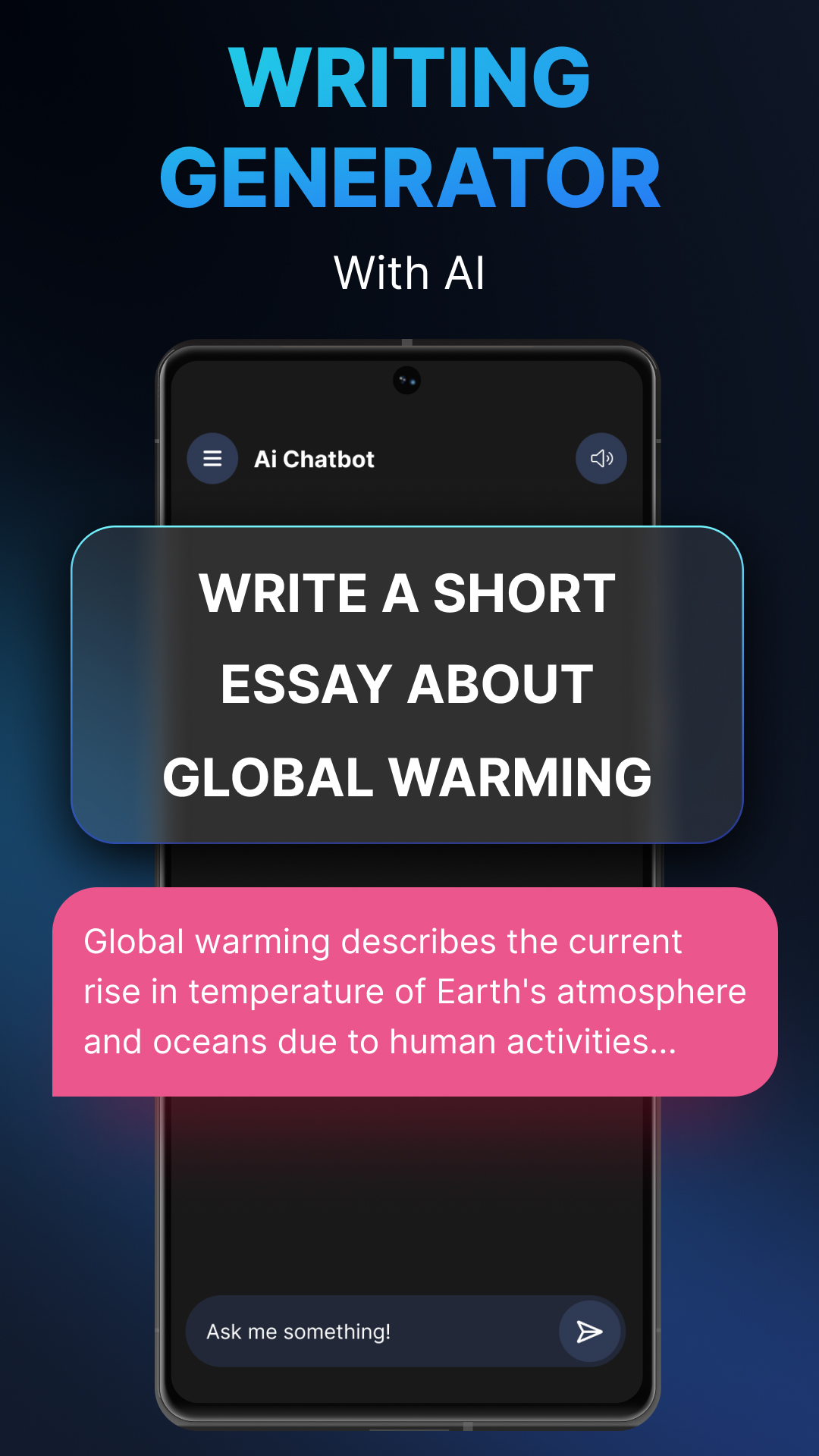 اسکرین شات 3 برنامه Open Chat GBT - AI Chatbot App