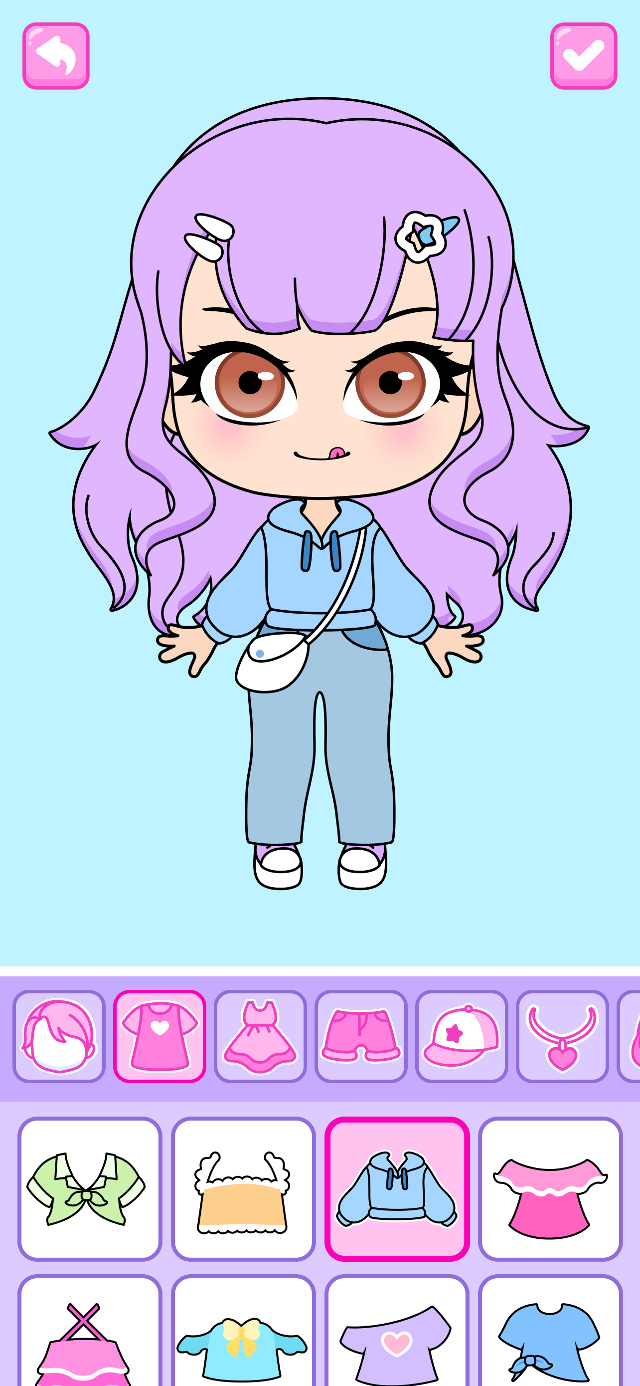 اسکرین شات 4 بازی Chibi Dolls - Games for Girls