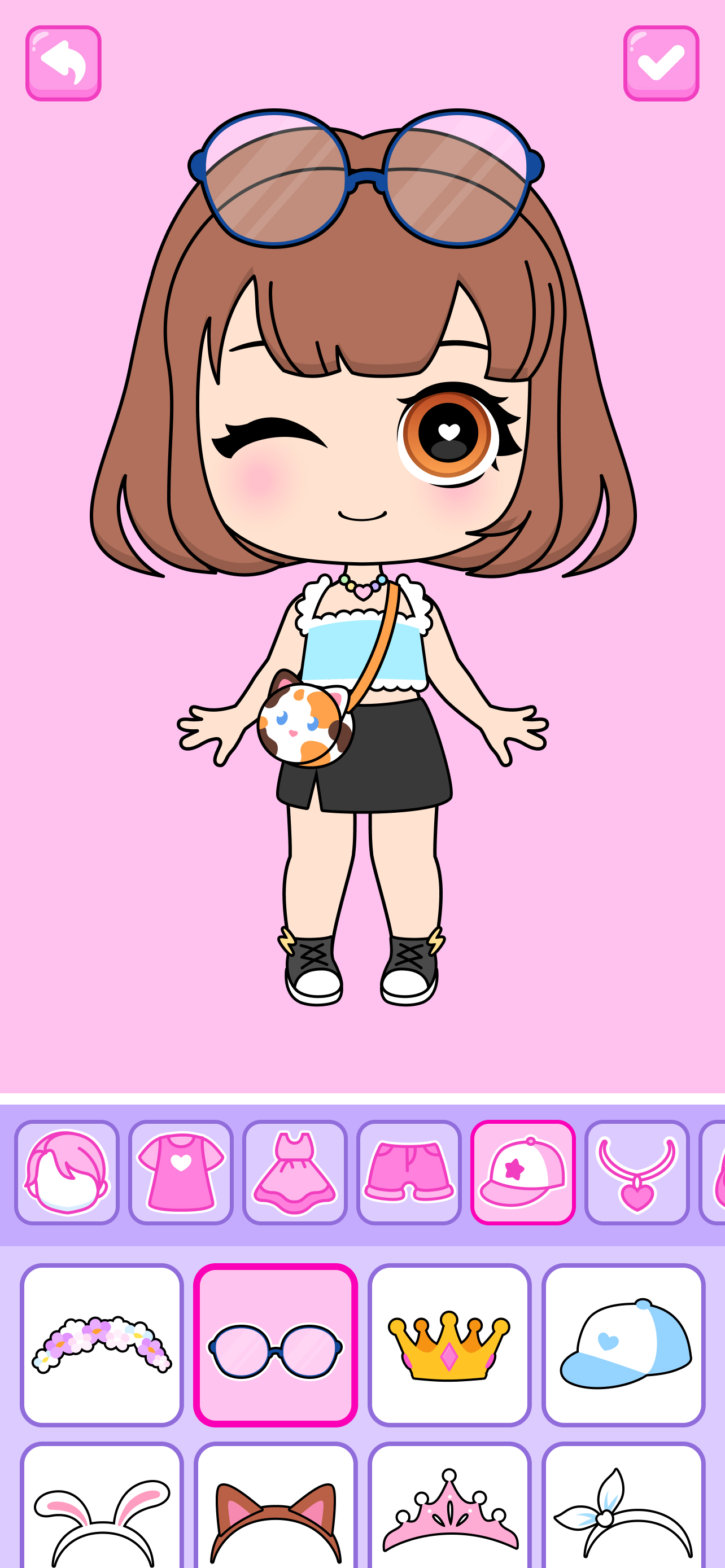 اسکرین شات 2 بازی Chibi Dolls - Games for Girls