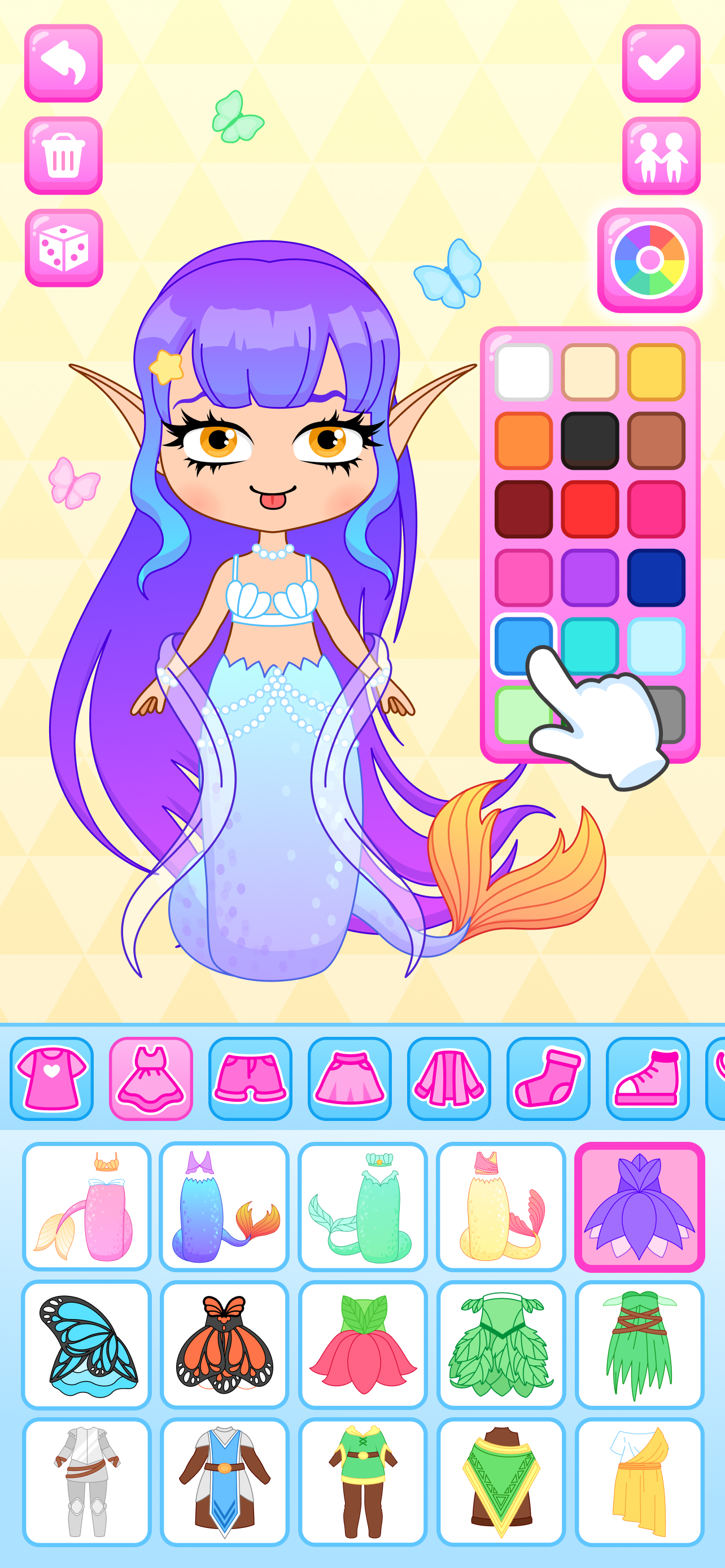اسکرین شات 6 بازی Chibi Dolls - Games for Girls
