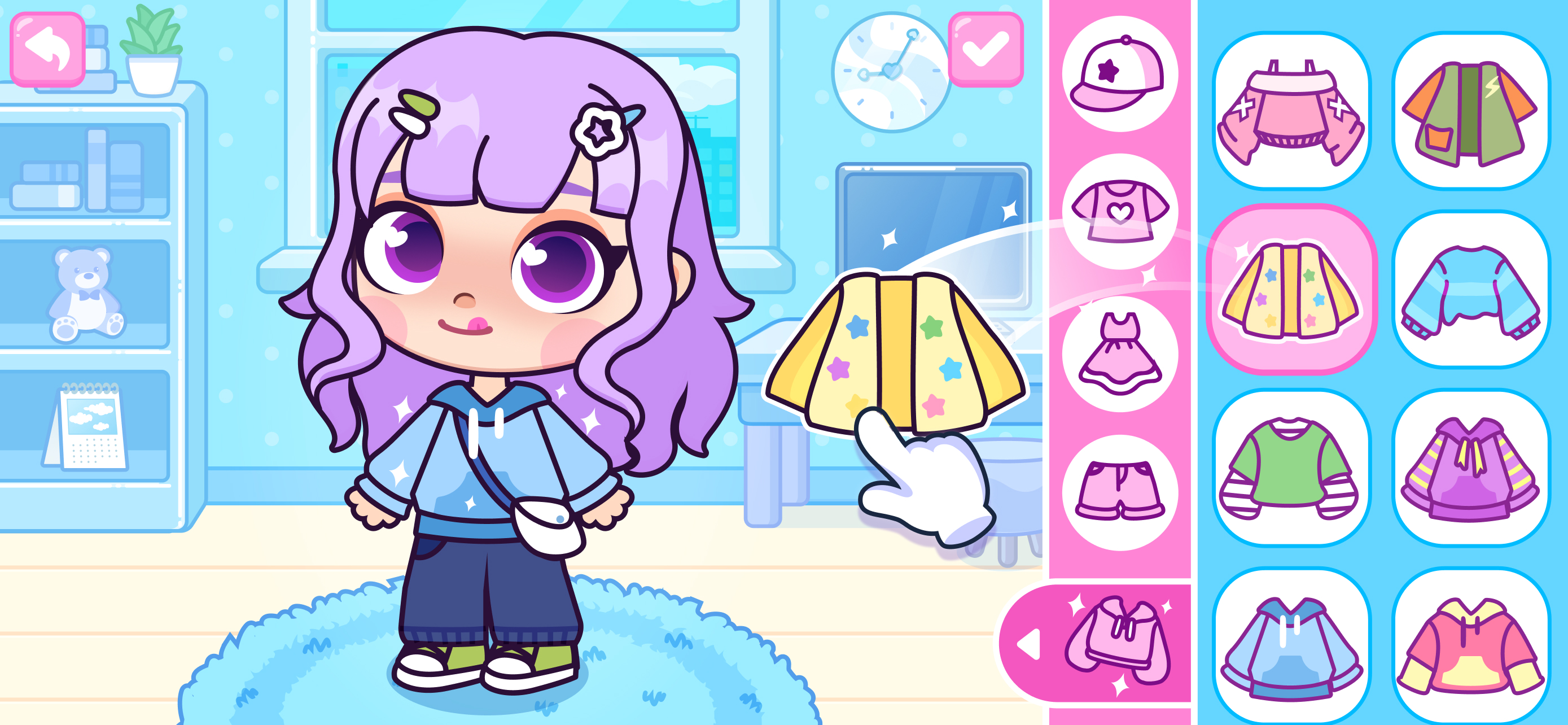 اسکرین شات 4 بازی Chibi Dolls - Games for Girls