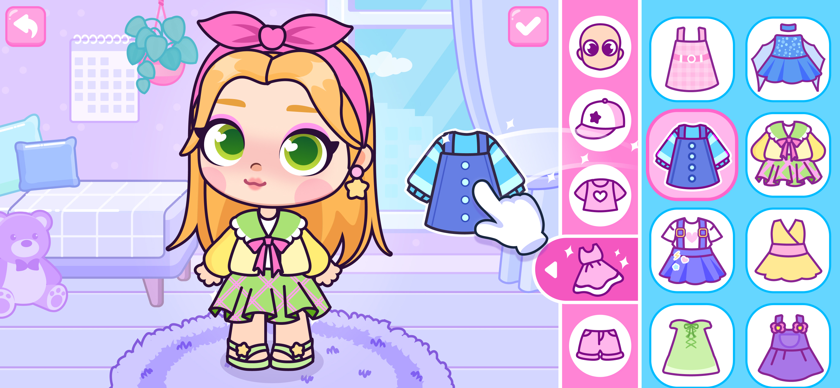 اسکرین شات 3 بازی Chibi Dolls - Games for Girls