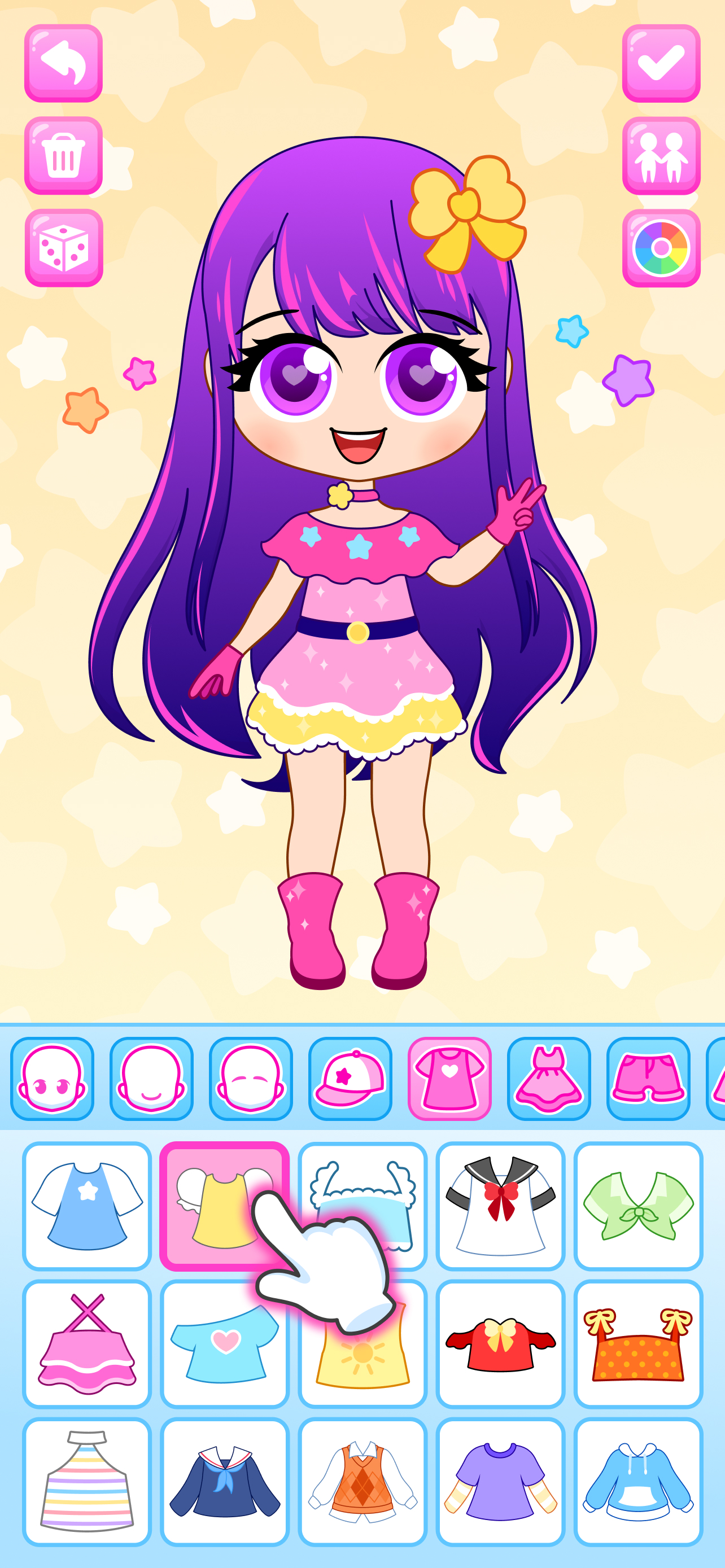 اسکرین شات 7 بازی Chibi Dolls - Games for Girls
