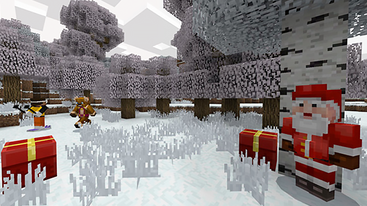 اسکرین شات 3 برنامه Christmas maps for Minecraft p