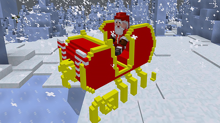 اسکرین شات 1 برنامه Christmas maps for Minecraft p