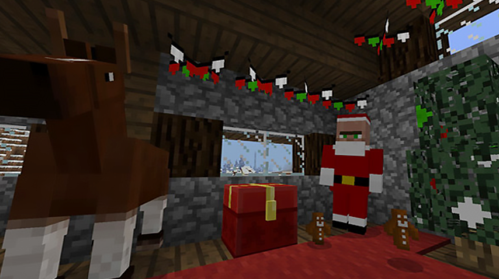 اسکرین شات 2 برنامه Christmas maps for Minecraft p