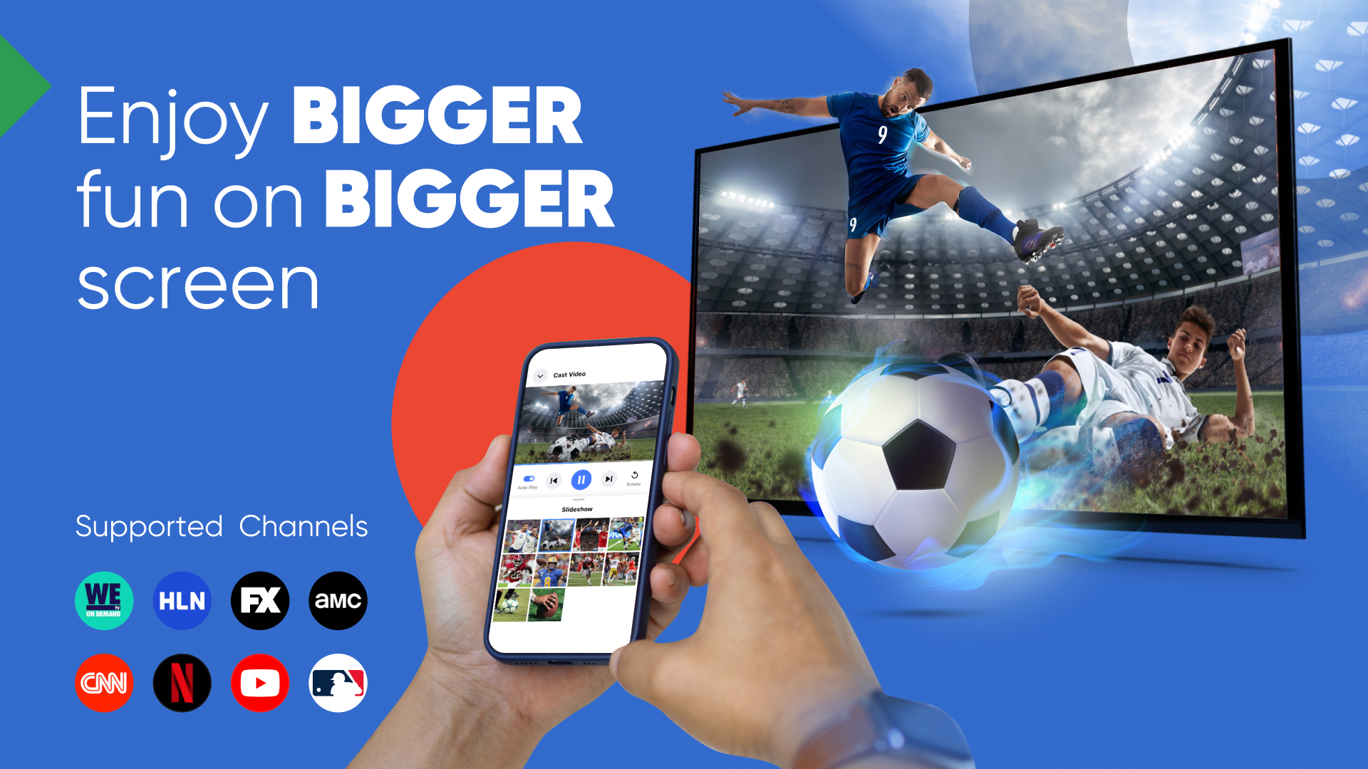 اسکرین شات 7 برنامه Remote & Chromecast TV CASTify