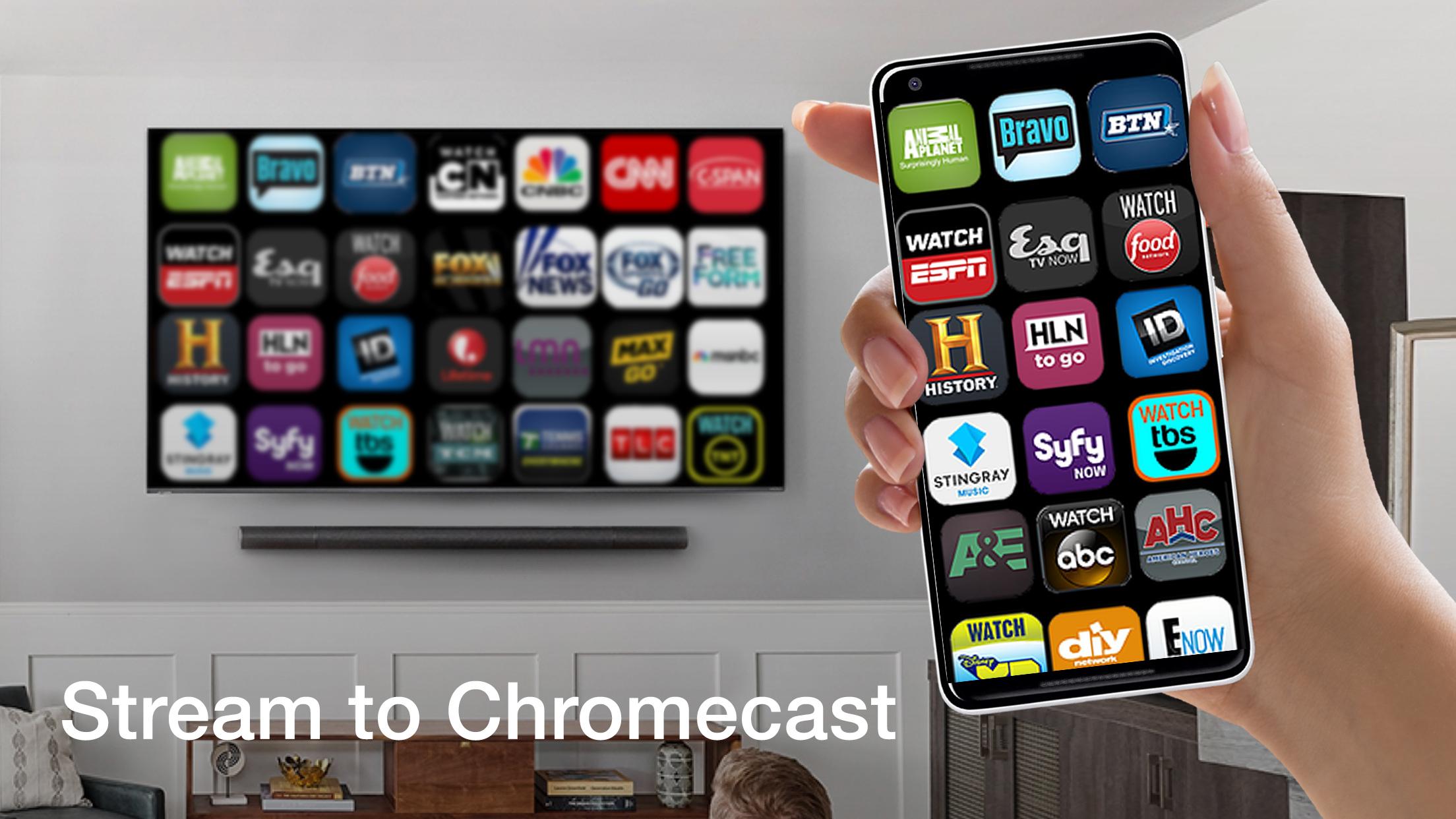 اسکرین شات 1 برنامه TV Cast for Chromecast