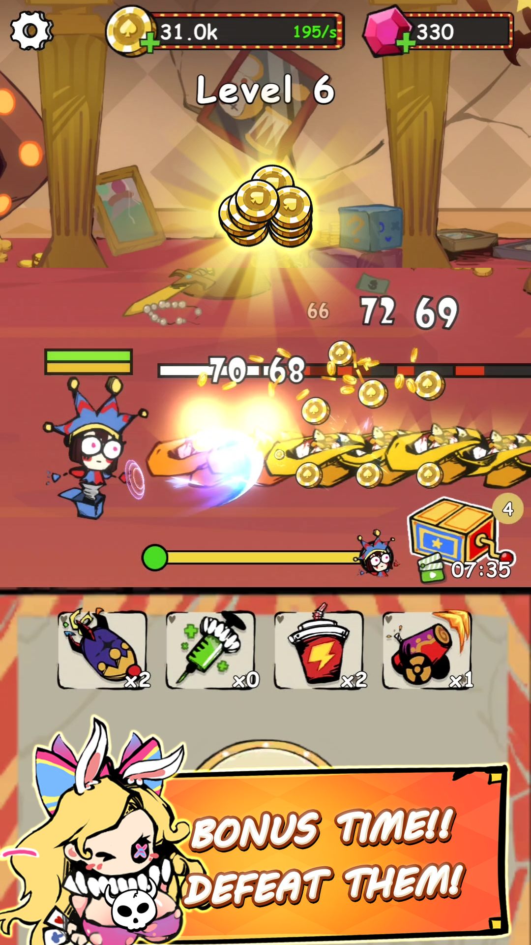 اسکرین شات 5 بازی Clown Monster Clash Caine Game