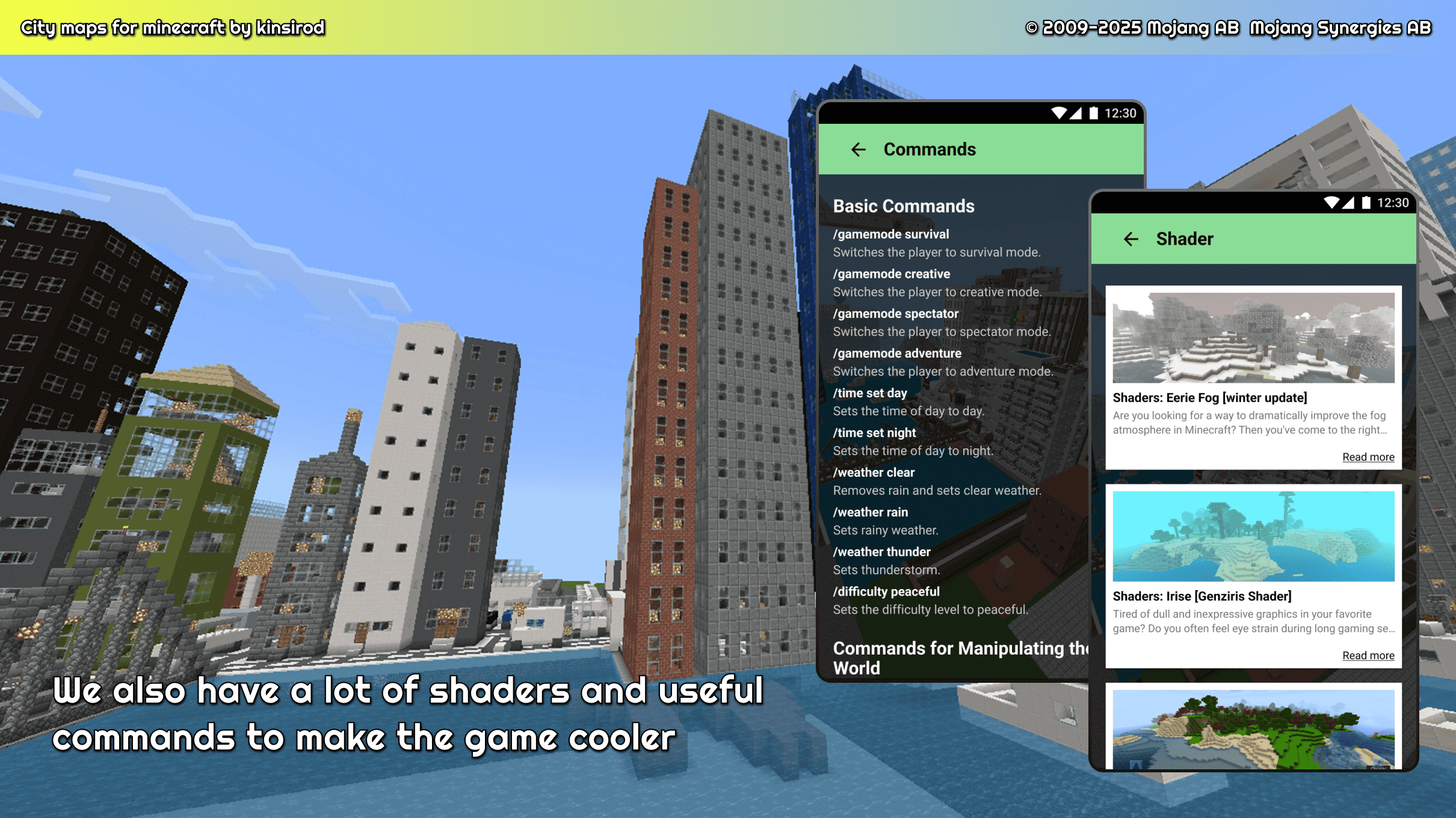 اسکرین شات 4 برنامه city maps for minecraft