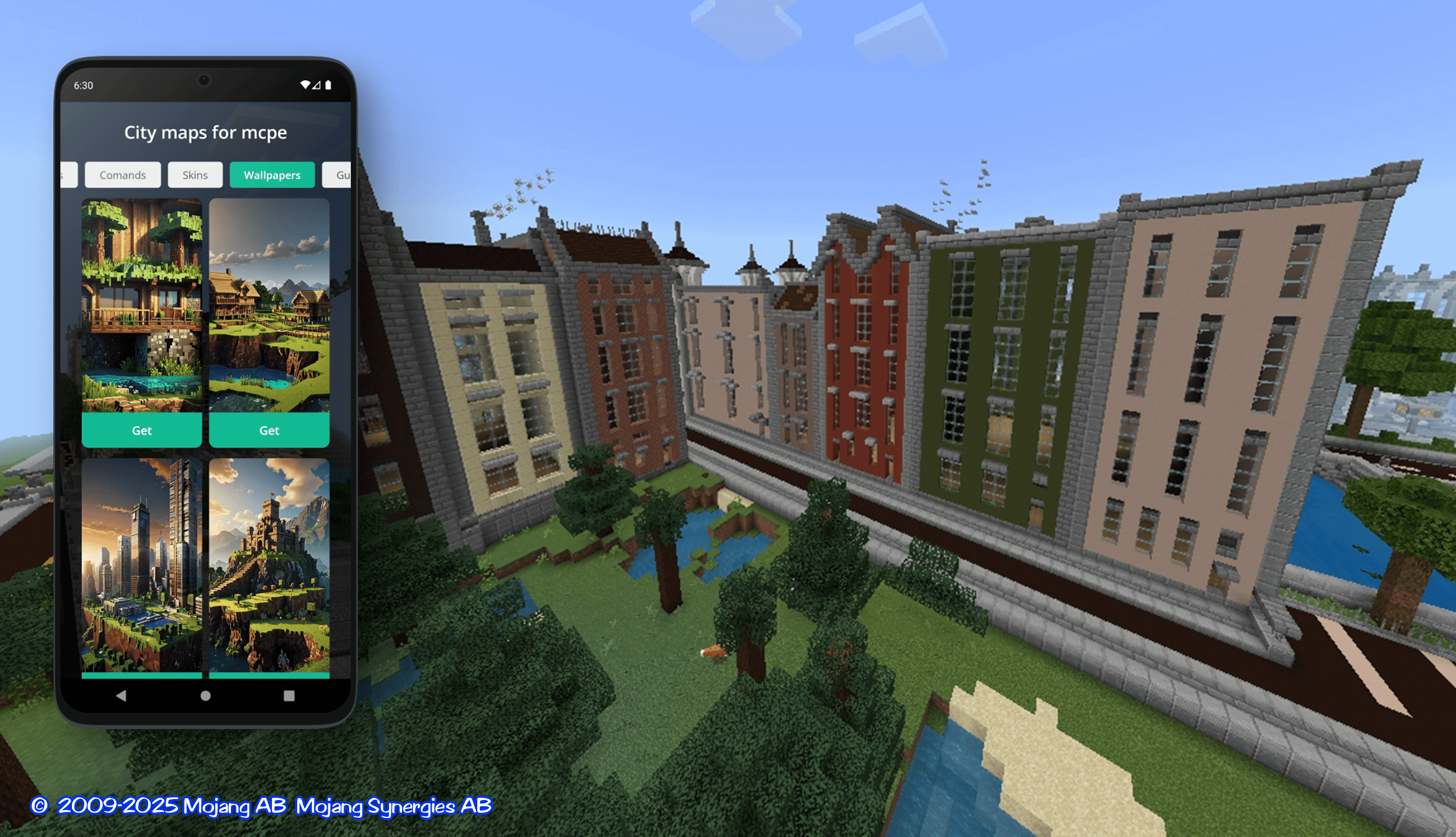اسکرین شات 3 برنامه city for minecraft mod