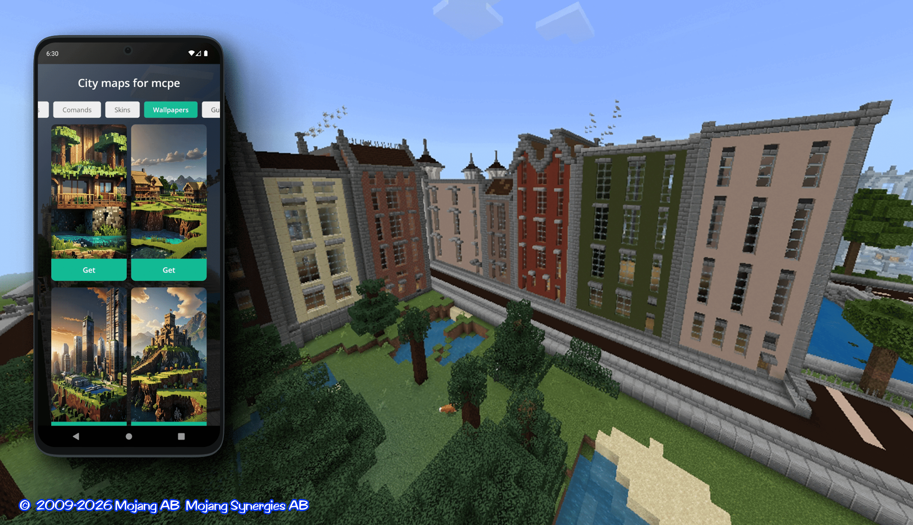 اسکرین شات 3 برنامه city for minecraft mod