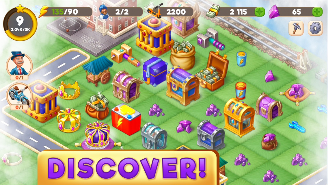 اسکرین شات 3 بازی Mergington Town: Merge & Build