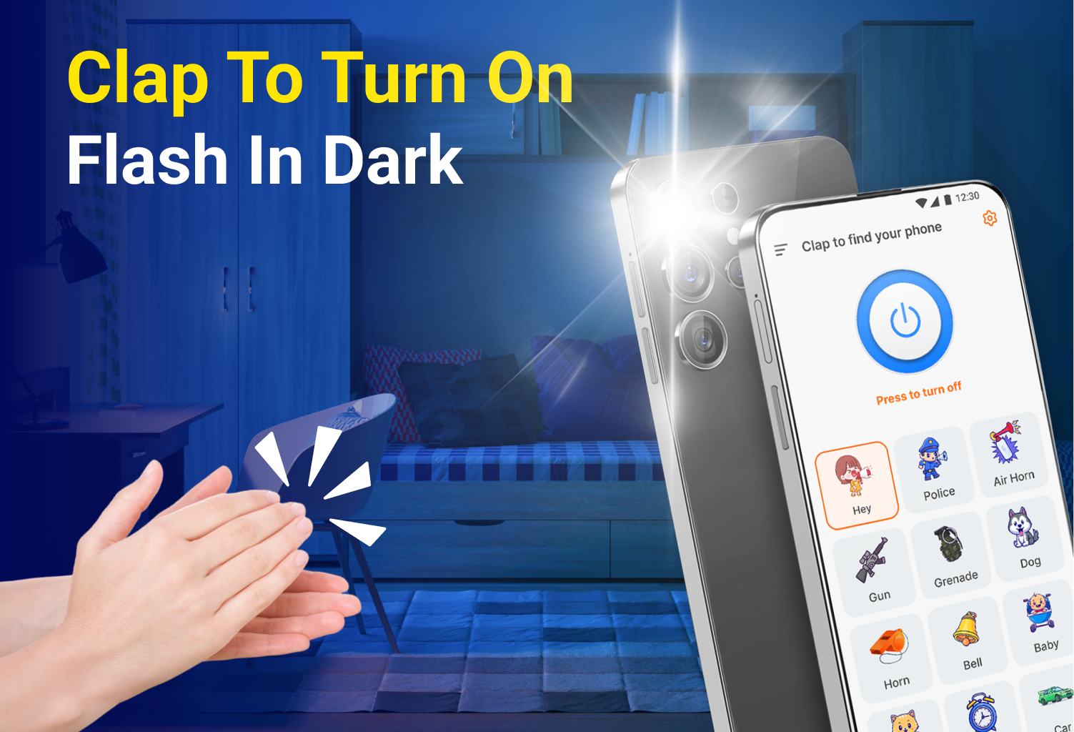 اسکرین شات 4 برنامه Clap To Find Your Phone