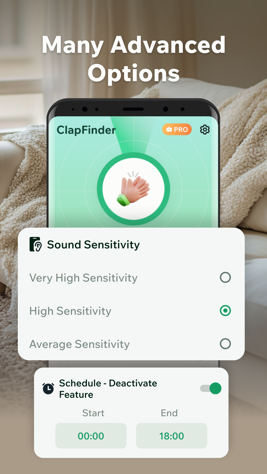 اسکرین شات 5 برنامه Clap to Find My Phone: Whistle