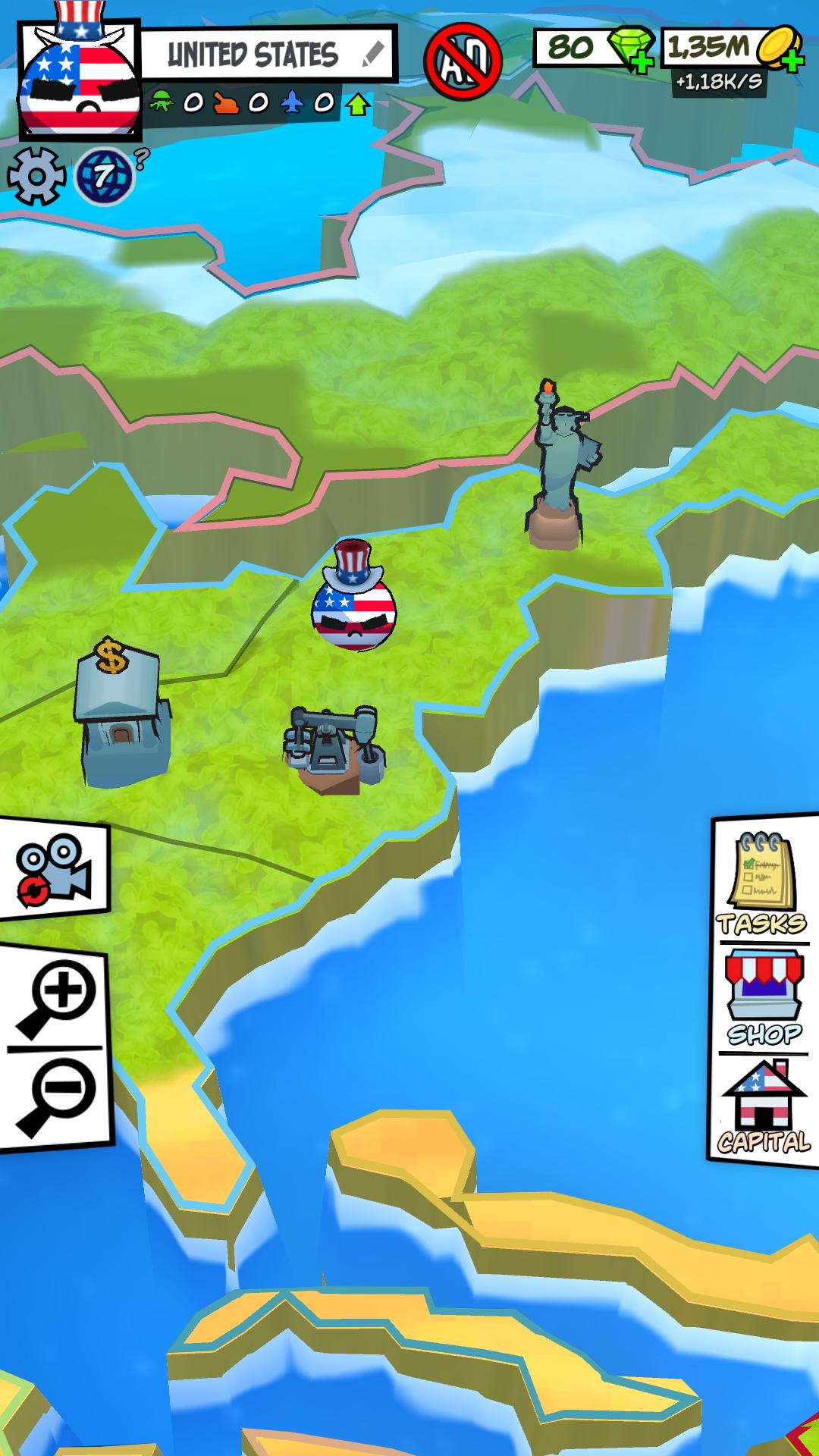 اسکرین شات 8 بازی Country Balls: World Battle