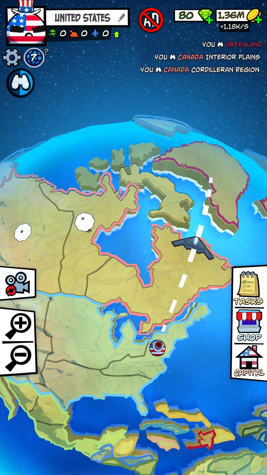 اسکرین شات 6 بازی Country Balls: World Battle