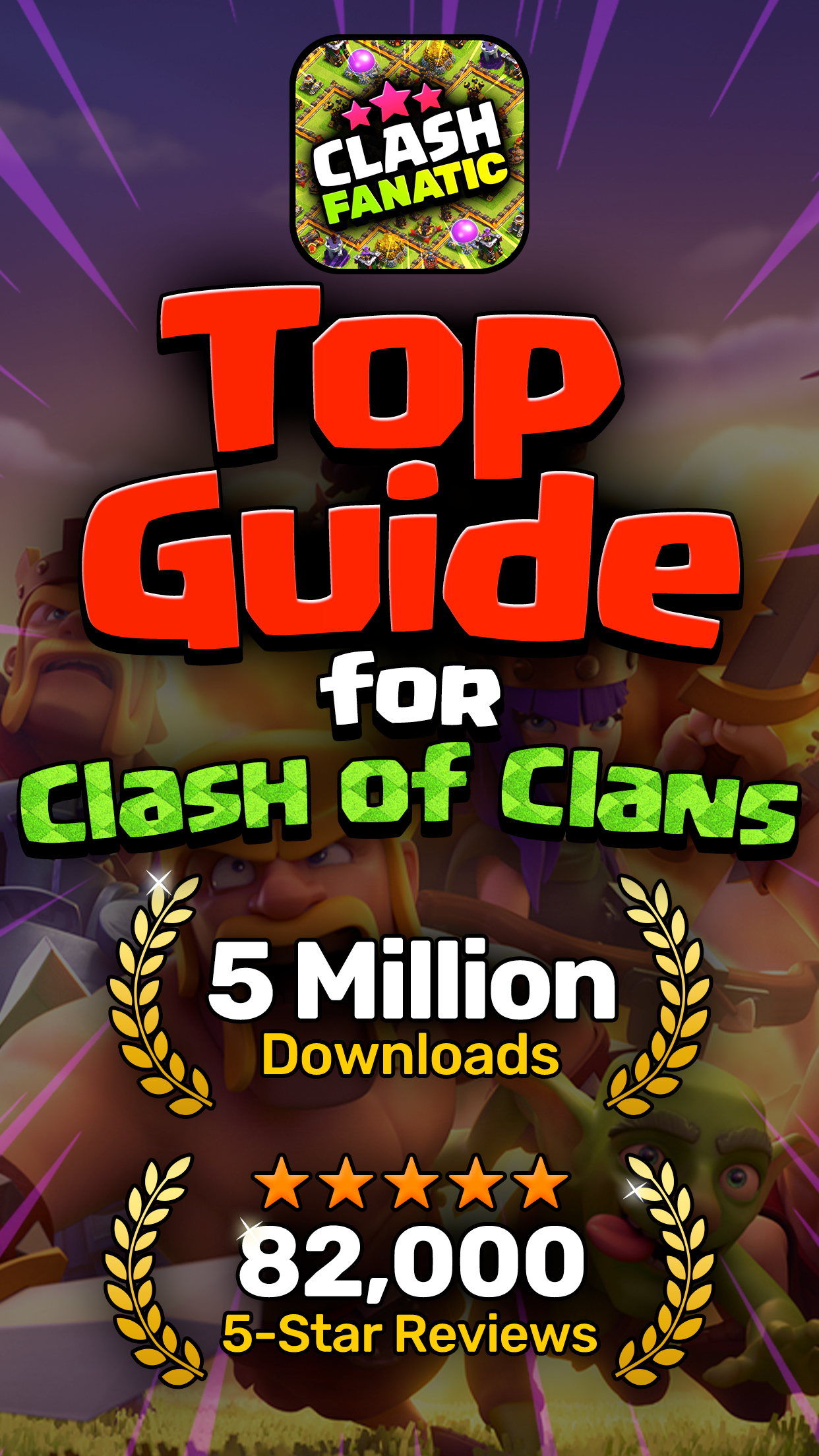 اسکرین شات 1 برنامه Fanatic App for Clash of Clans